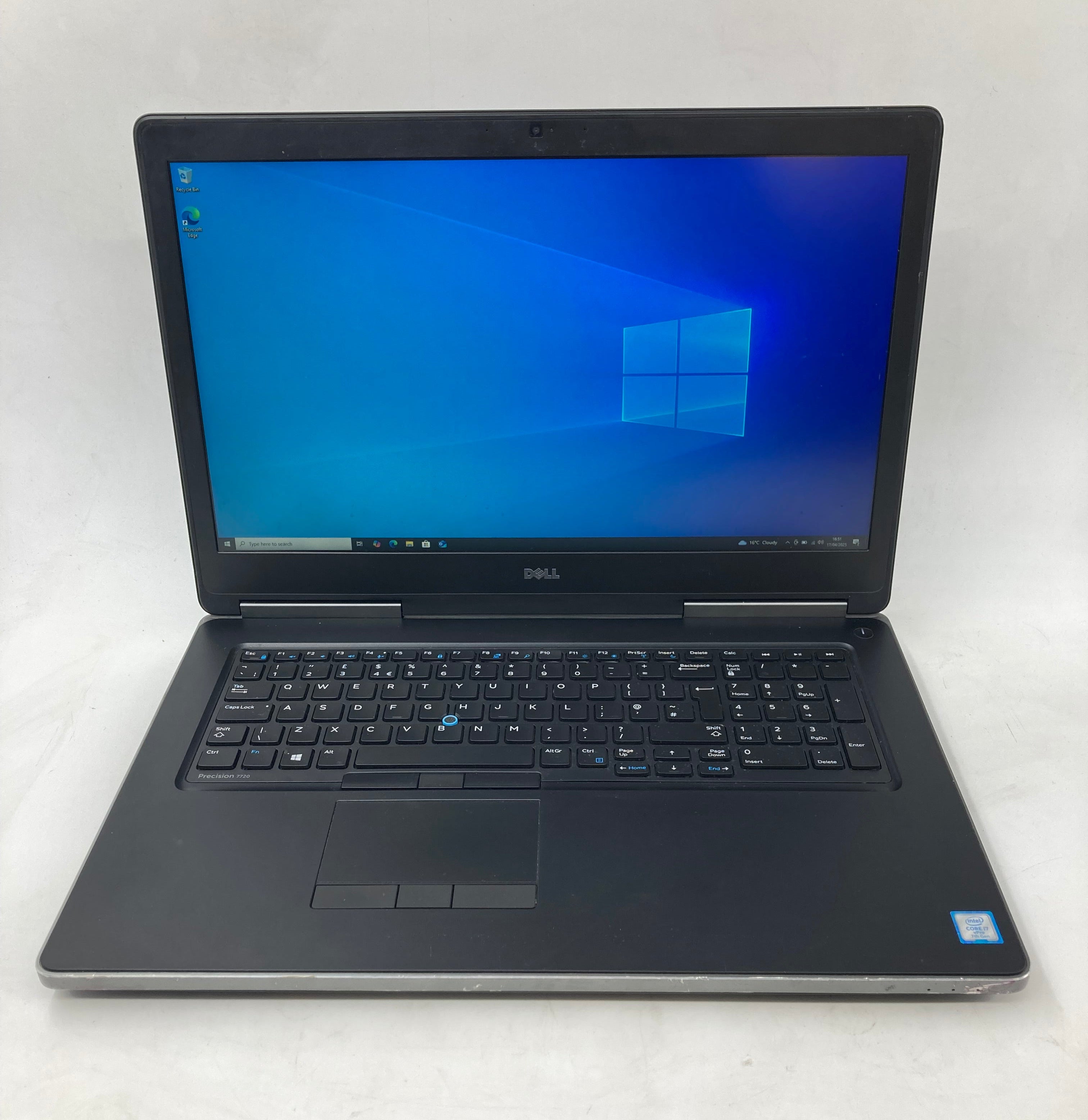 Dell Laptop Precision 7720 17.3" i7 7th Gen 40GB RAM 1TB HDD W10