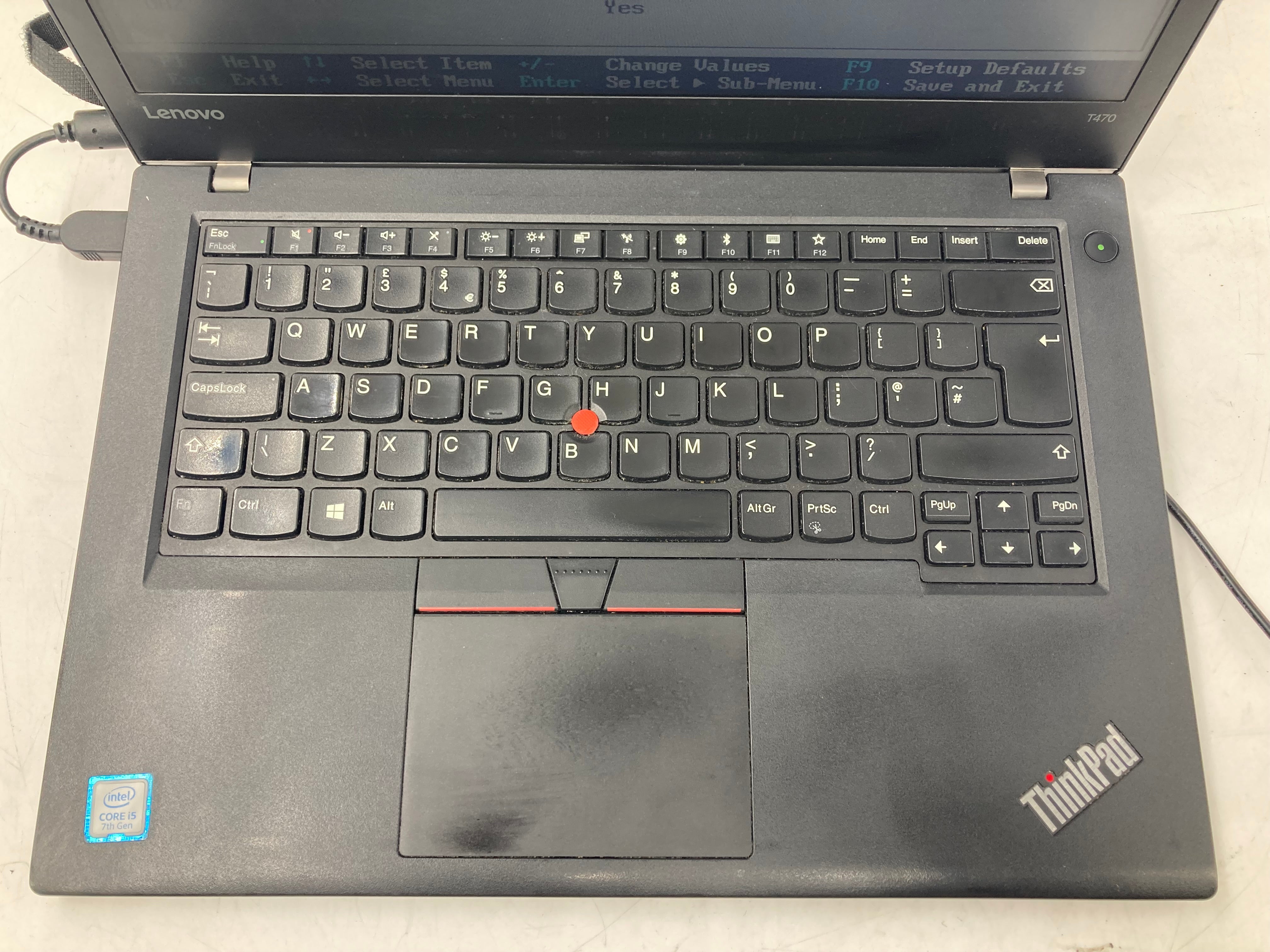 Lenovo ThinkPad T470 14" Screen i5 7th Gen 8GB RAM No SSD No OS