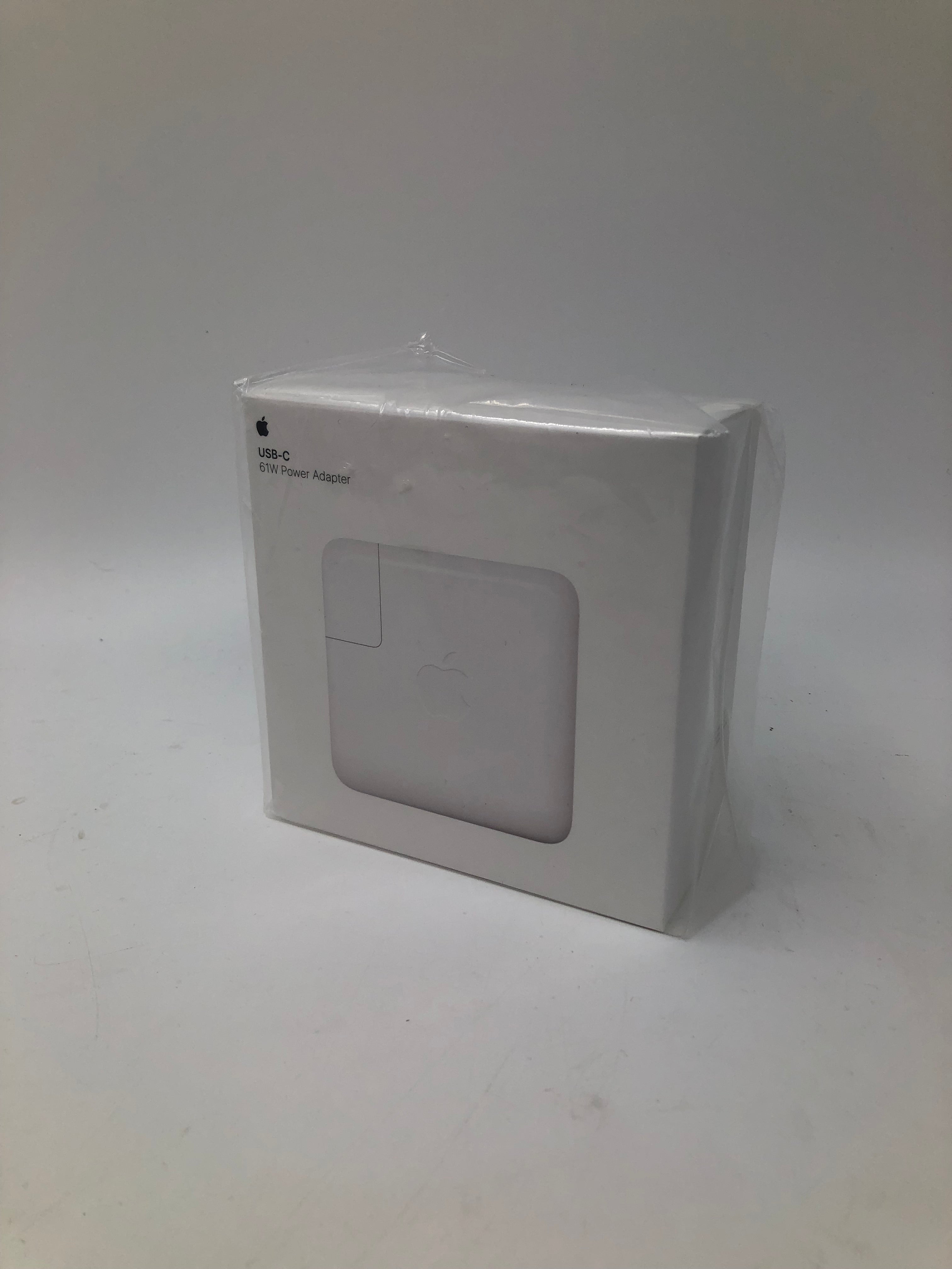 Original New-In-Box Apple 61W USB-C Power Adapter | UK 3-Pin Plug | MRW22B/A
