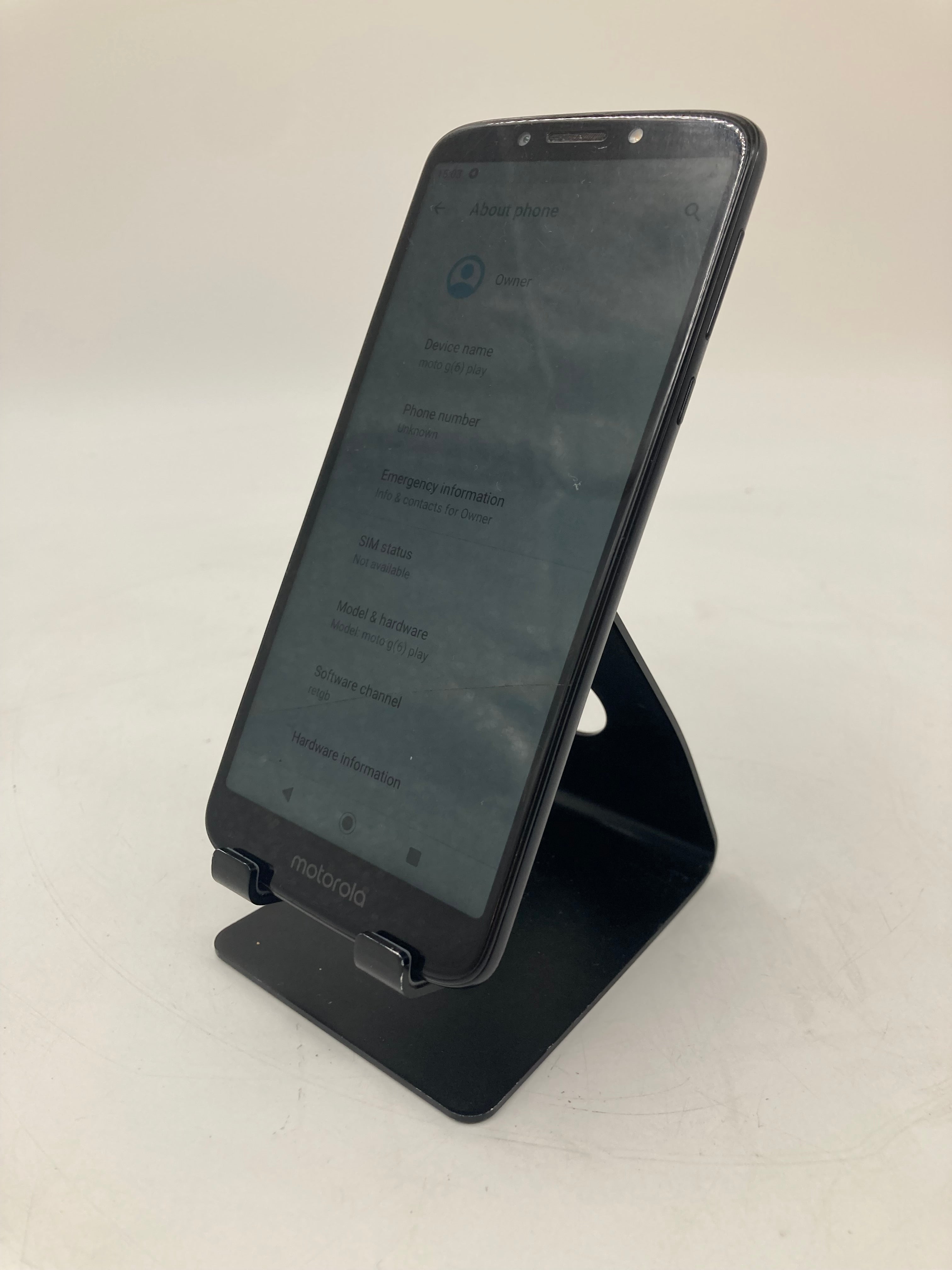 Motorola Moto G6 2018 6" Screen 16GB Storage Unlocked Spares