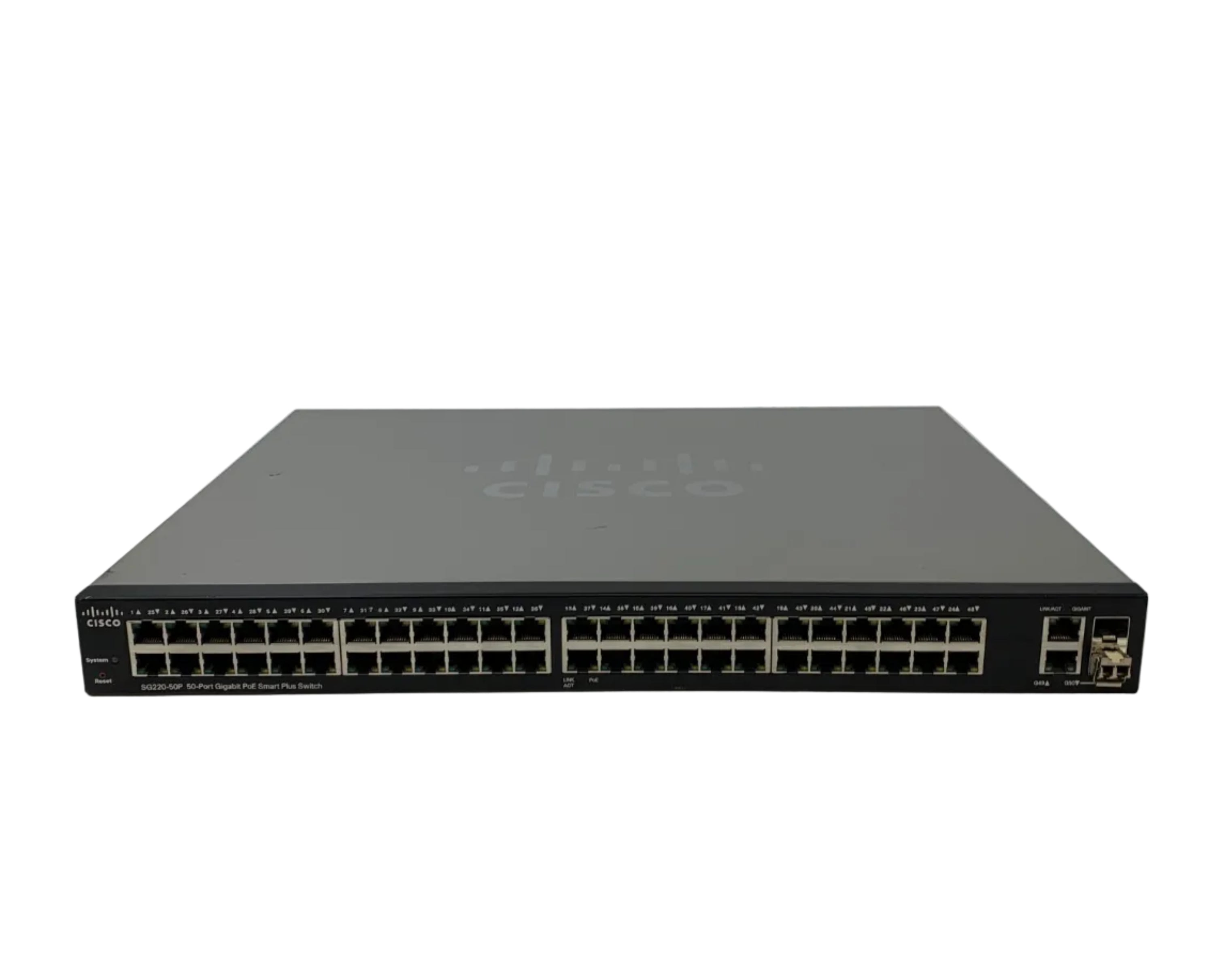 Cisco 50 Port Gigabit Switch | SG220-50P | 1Gbps | PoE