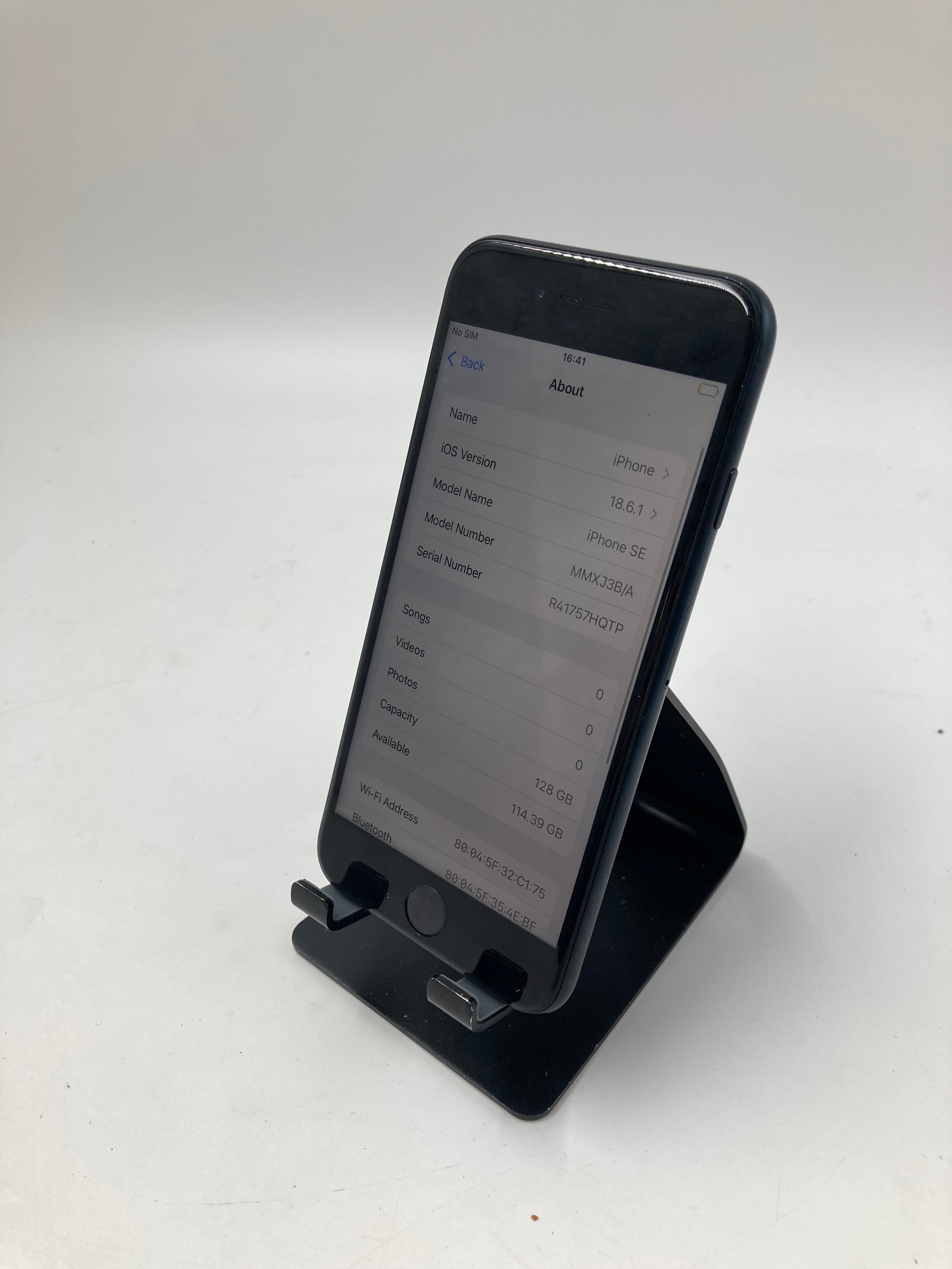 Apple iPhone SE 3rd Gen 2022 4.7" 128GB Storage Blue Unlocked 84% Battery