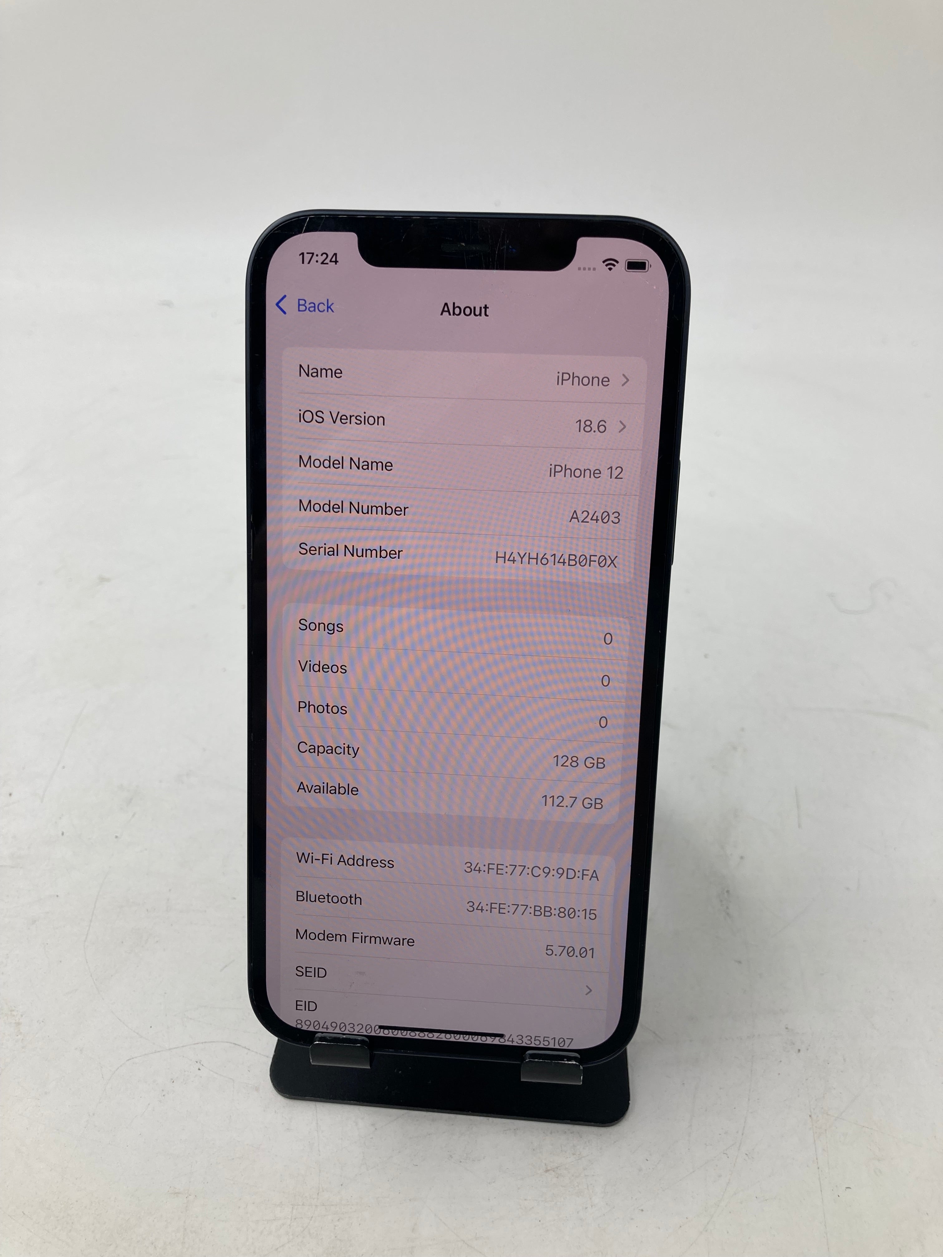 Apple iPhone 12 A2403 128GB Black - Unlocked #2