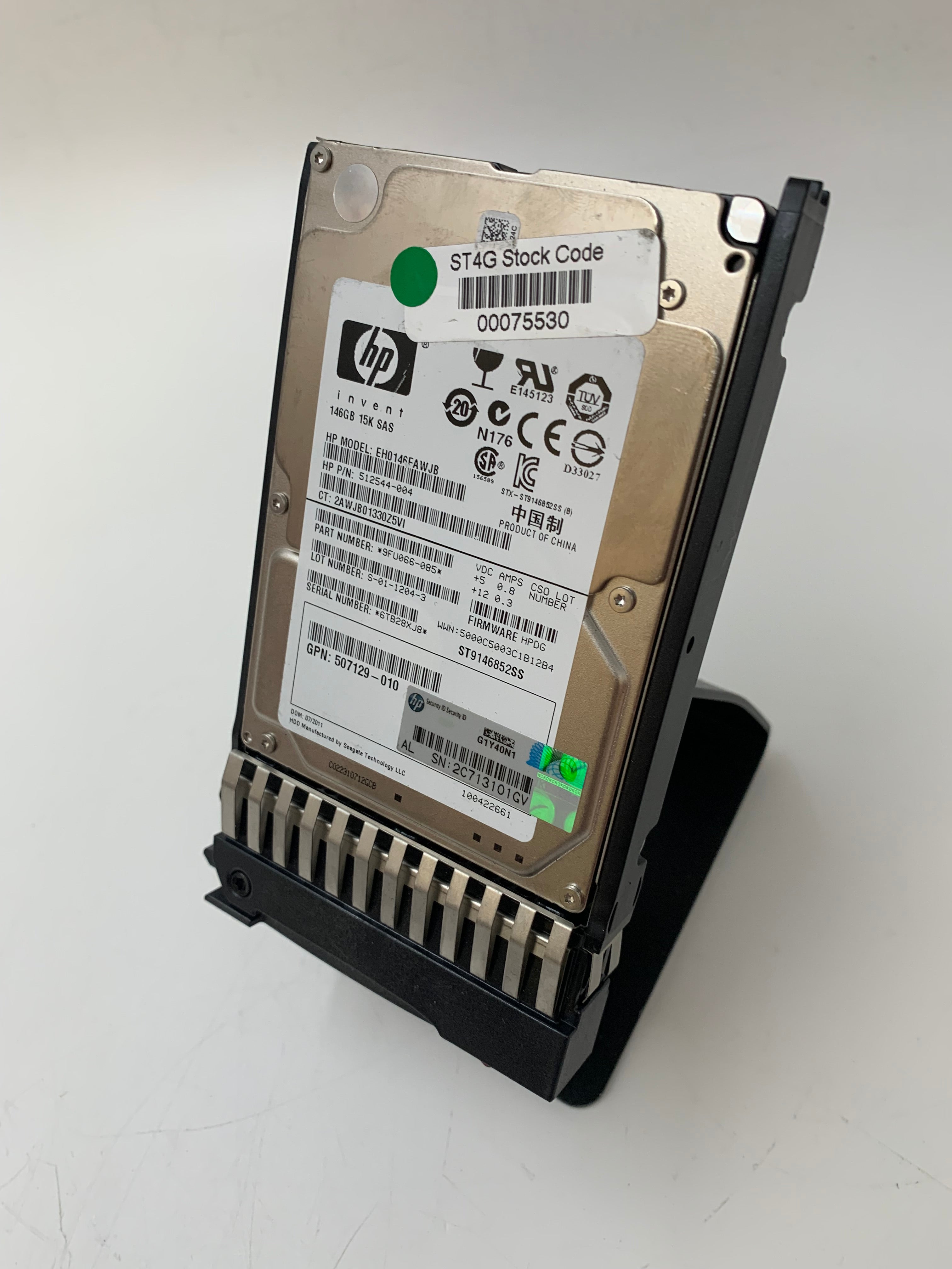 HP Hard Disk Drives | 146GB | SAS | 2.5 inch | 6Gbps | 15K RPM | Lot of 4