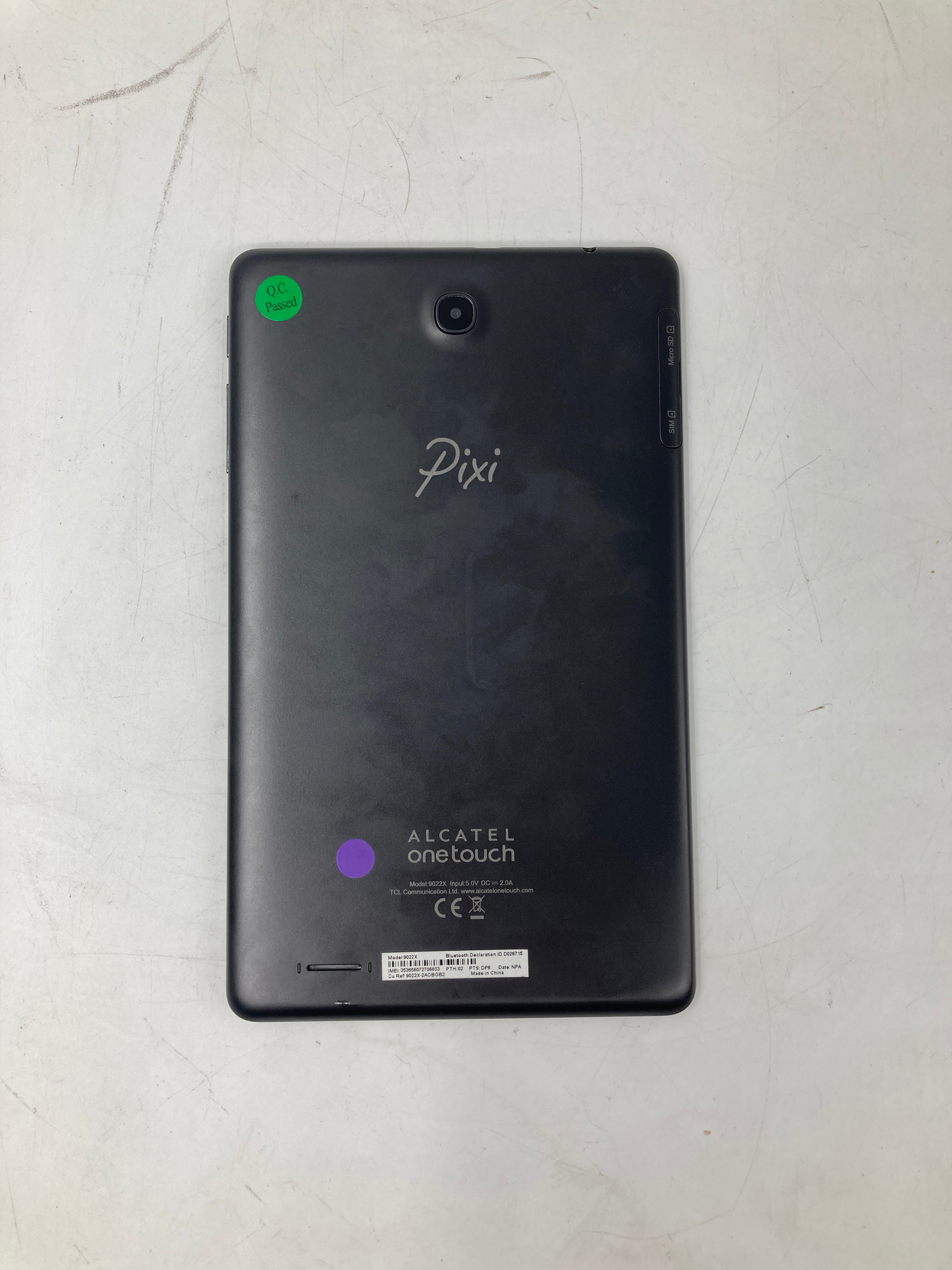 Alcatel Tablet OneTouch Pixi 9022X 8" Screen LTE 4G 4GB Android 5.1.1 Lot of 2