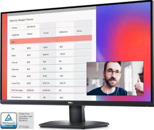 Dell Monitor SE3223Q 31.5 Inch 4K UHD 3840x2160 60Hz 2x HDMI 1x DisplayPort