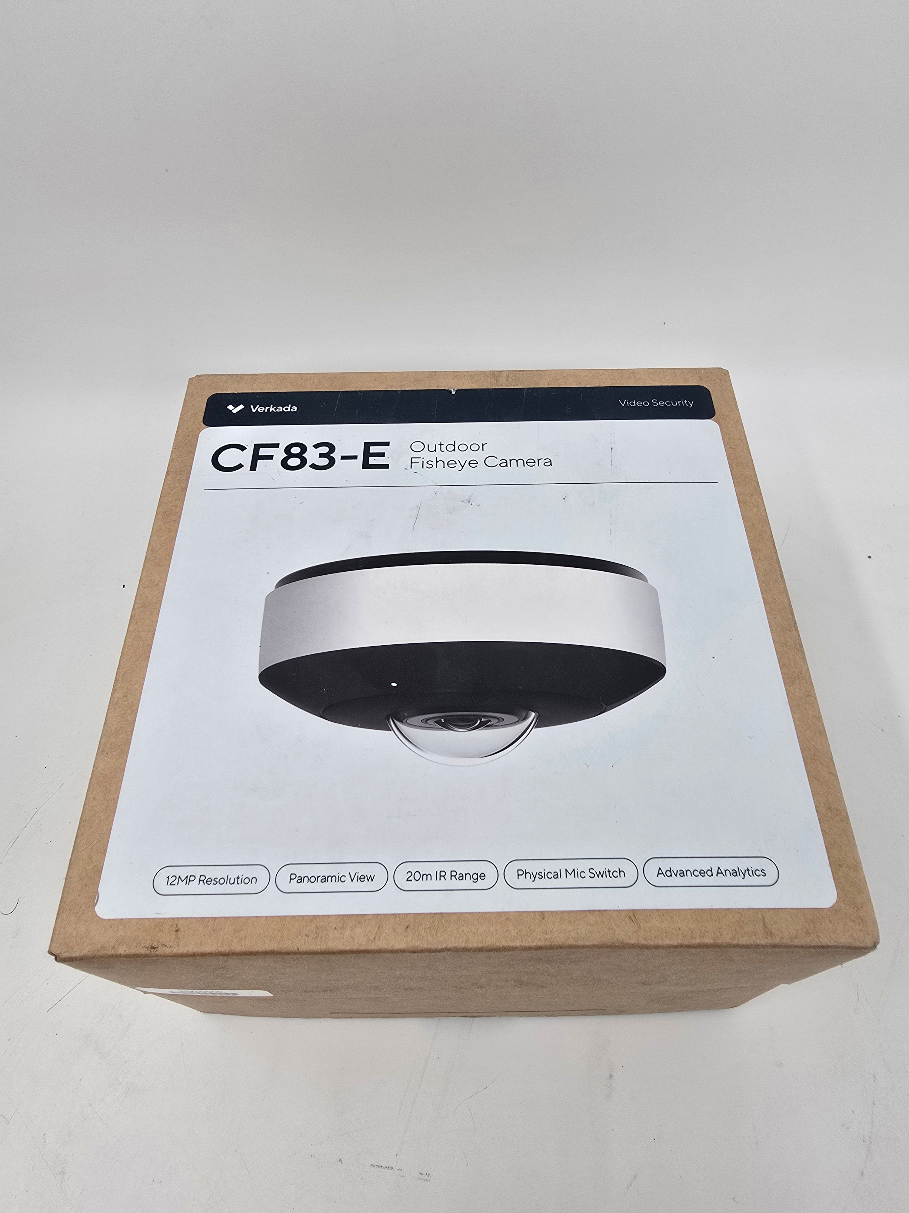 Verkada Outdoor Fisheye Camera CF83-E Panoramic View 20m IR Range