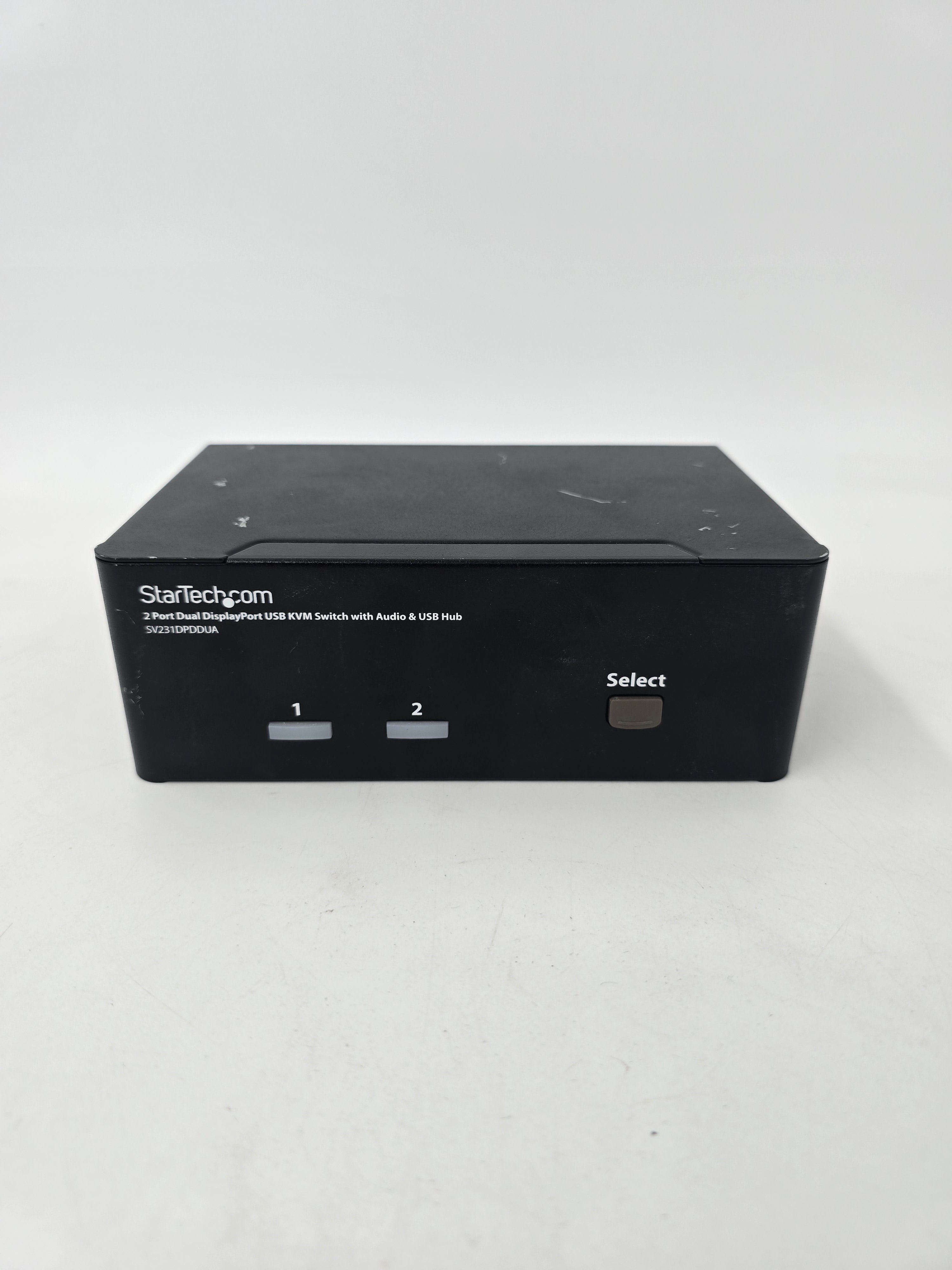 StarTech KVM Switch 2 Port Dual DisplayPort USB W/ Audio & USB Hub