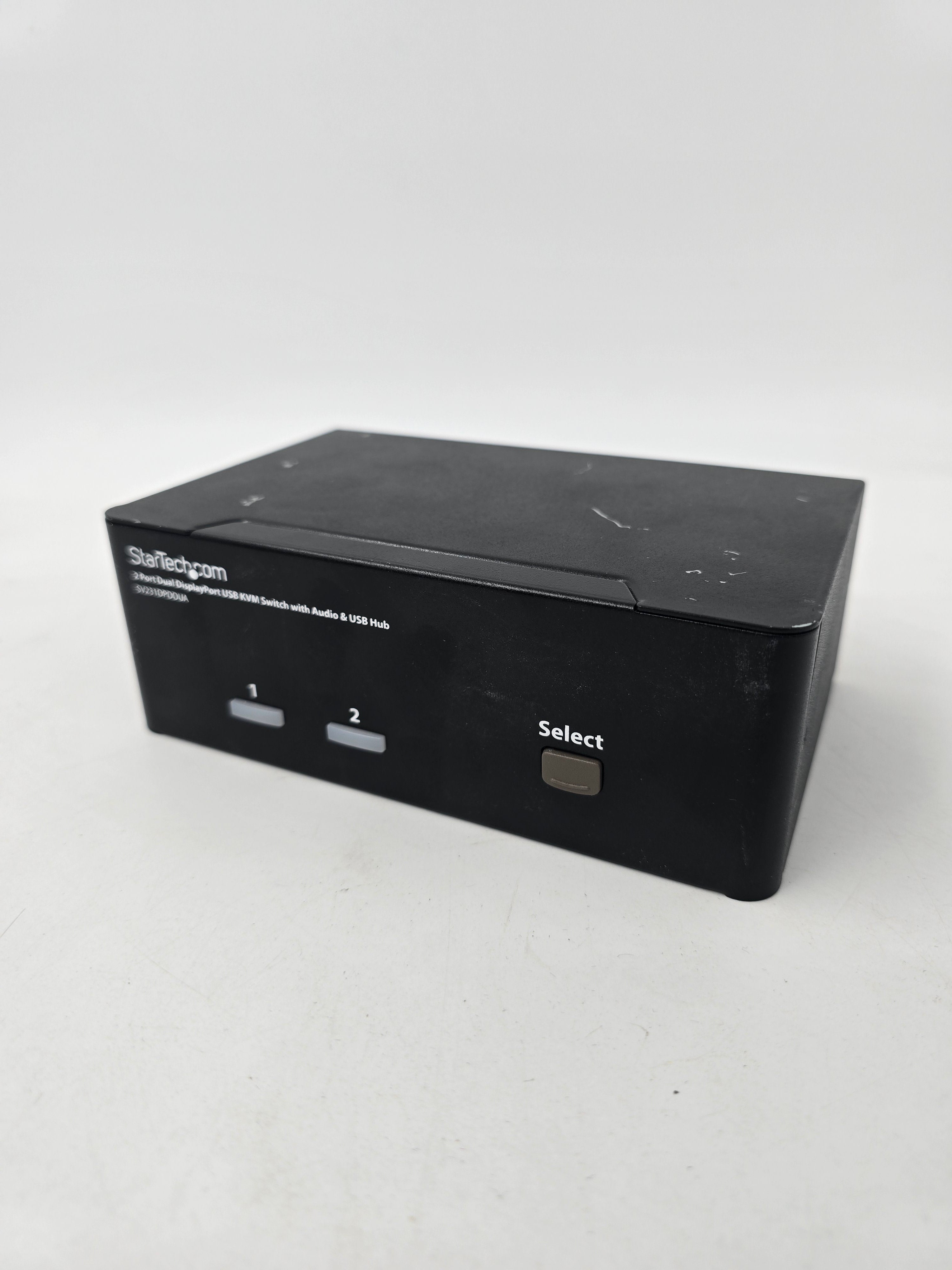 StarTech KVM Switch 2 Port Dual DisplayPort USB W/ Audio & USB Hub