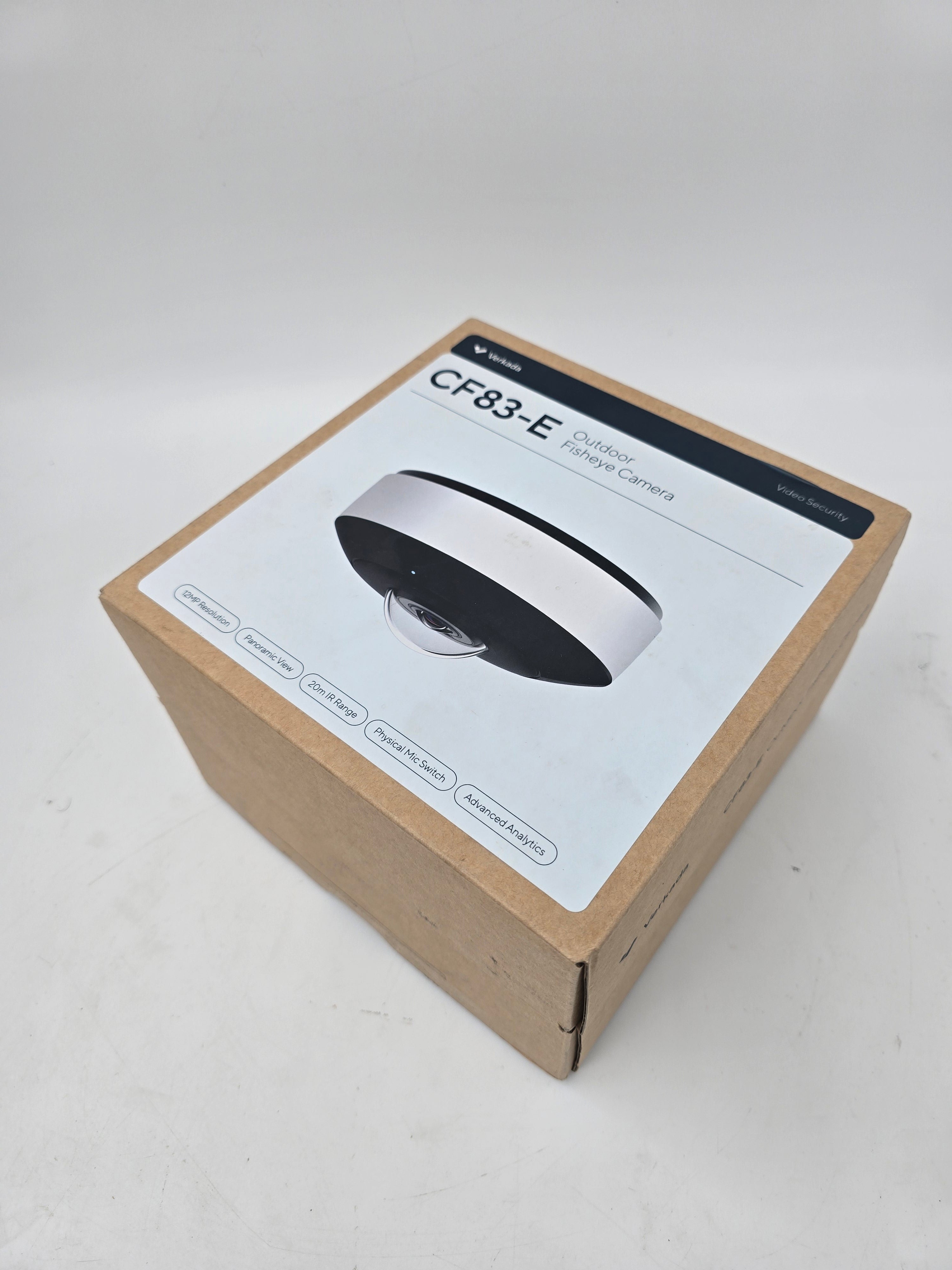 Verkada Outdoor Fisheye Camera CF83-E 12MP Resolution 20m IR Range Open Box