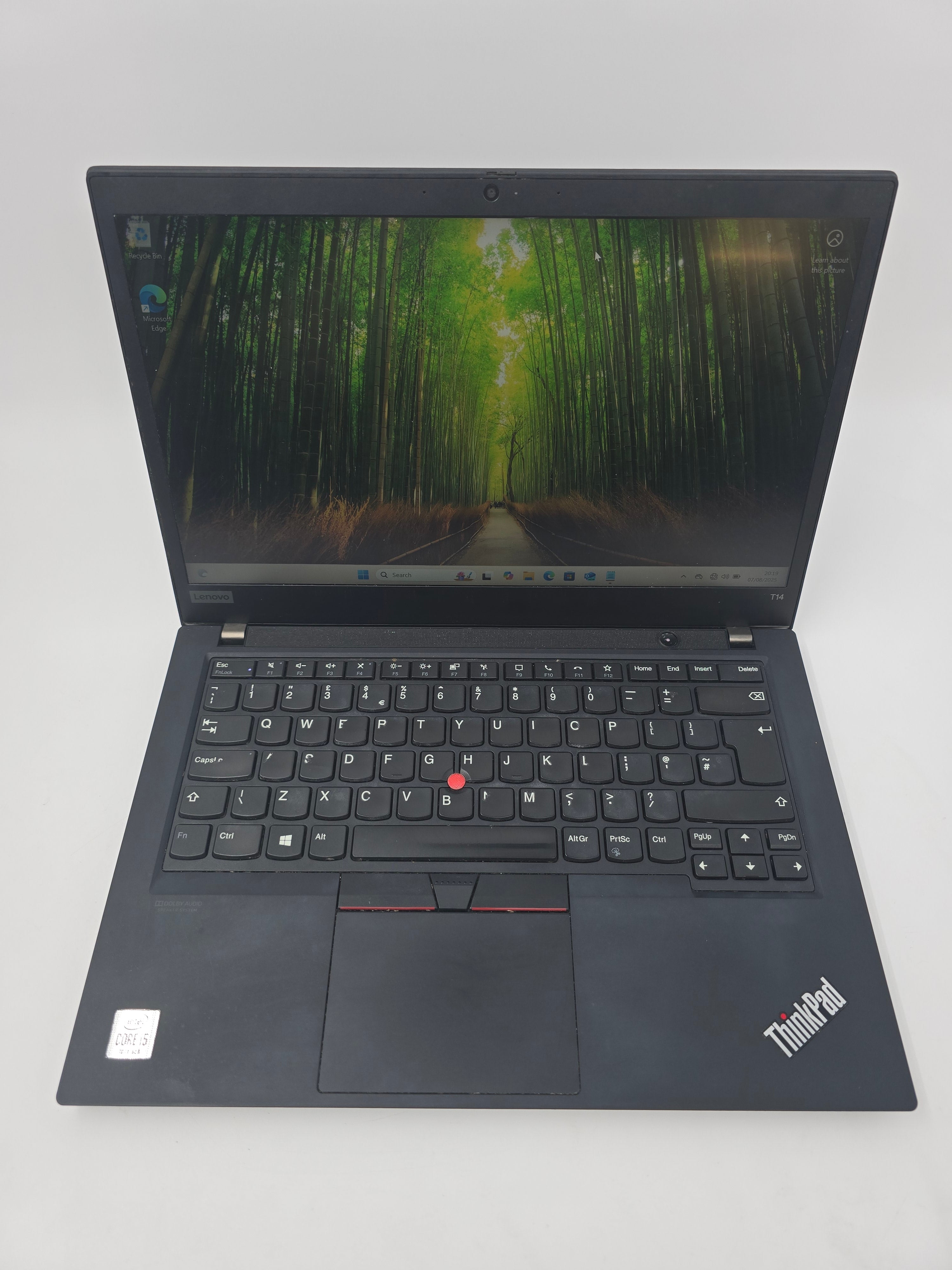 Refurbished Lenovo ThinkPad T14 14" Screen i5 10th Gen 8GB RAM 256GB SSD W11 Laptop