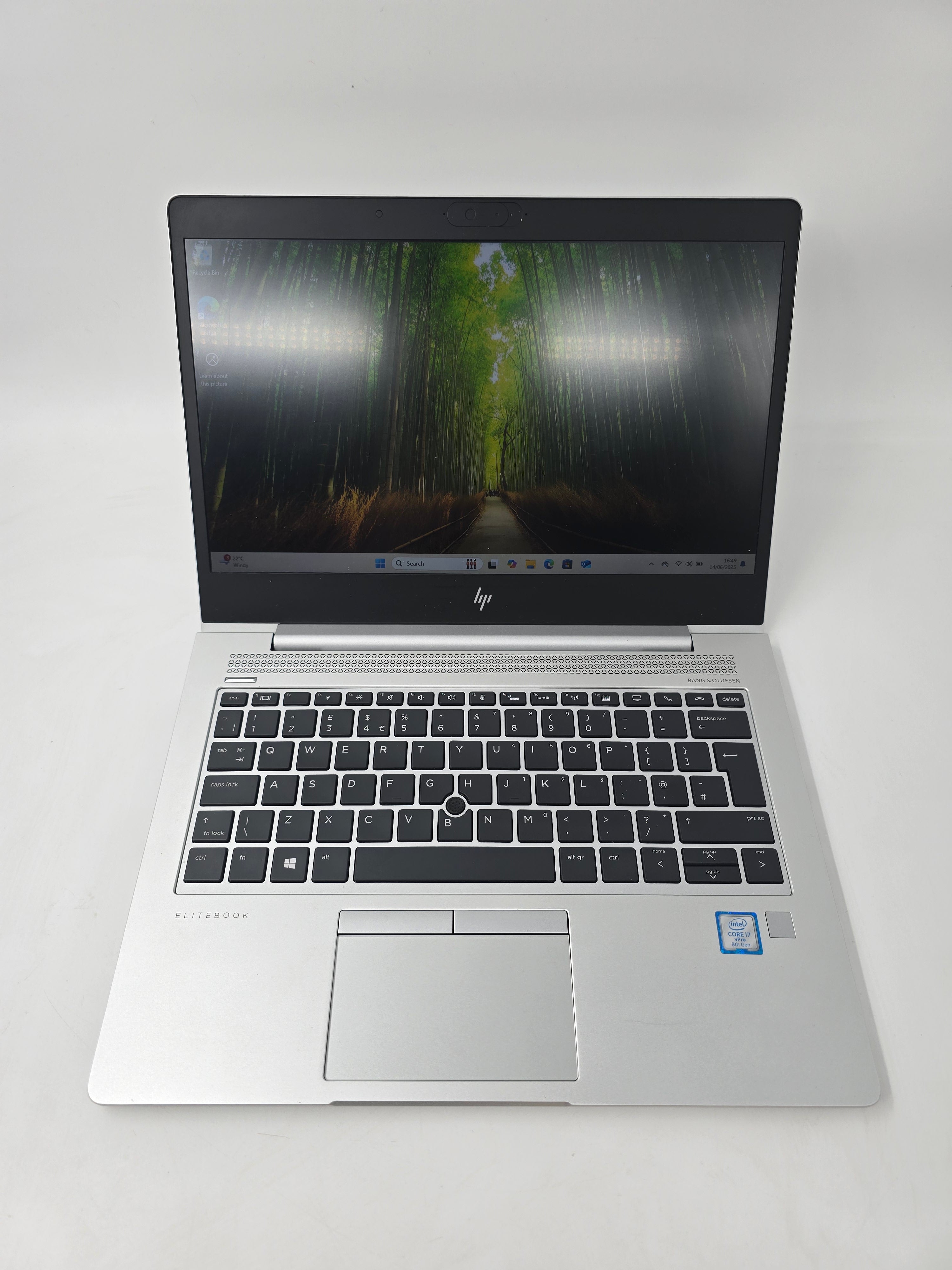 HP Laptop EliteBook 830 G5 13.3" Screen i7 8th Gen 16GB RAM 512GB SSD W11