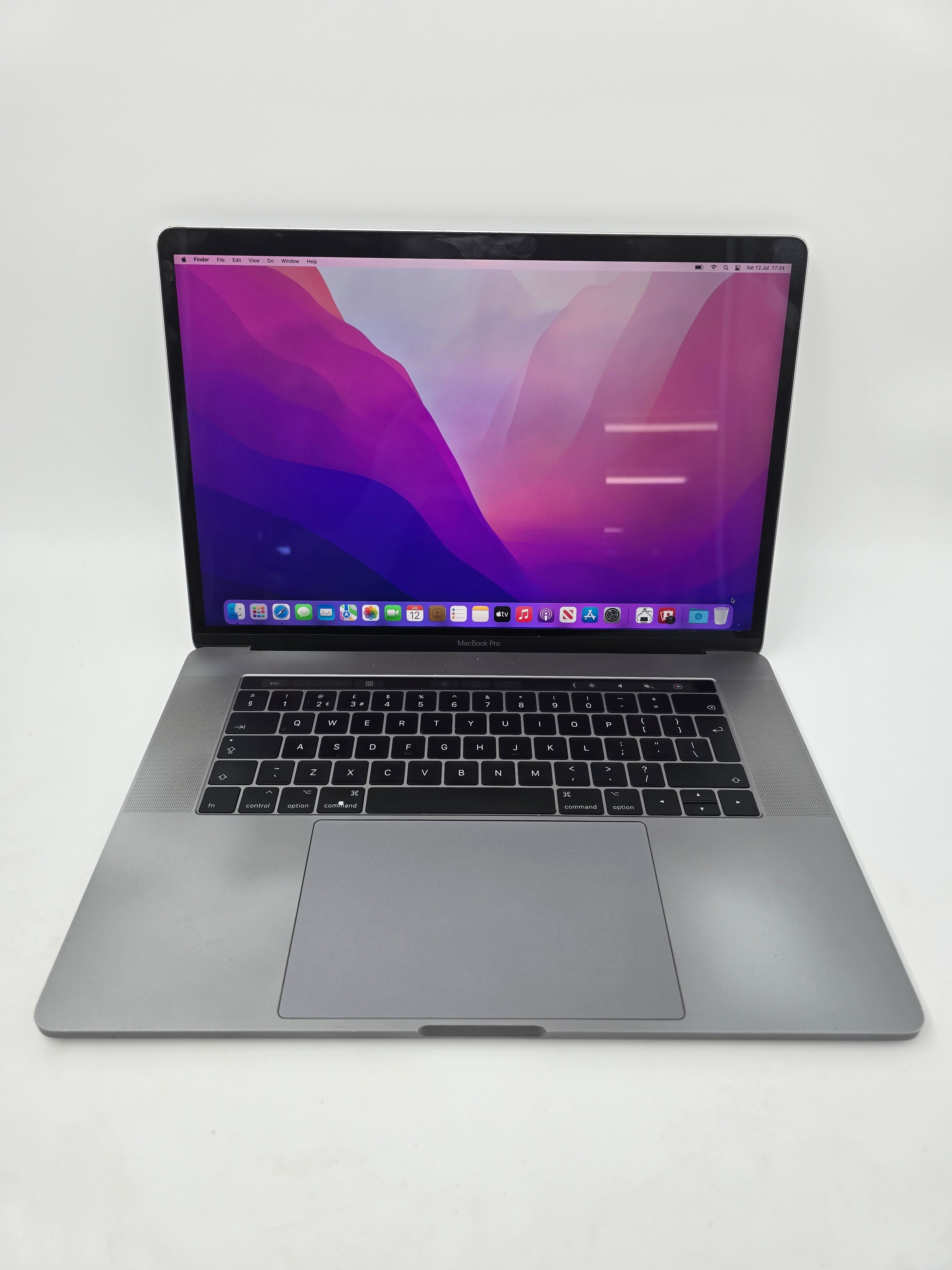 Apple MacBook Pro TouchBar 2017 15" i7 7th Gen 16GB RAM 512GB SSD Monterey