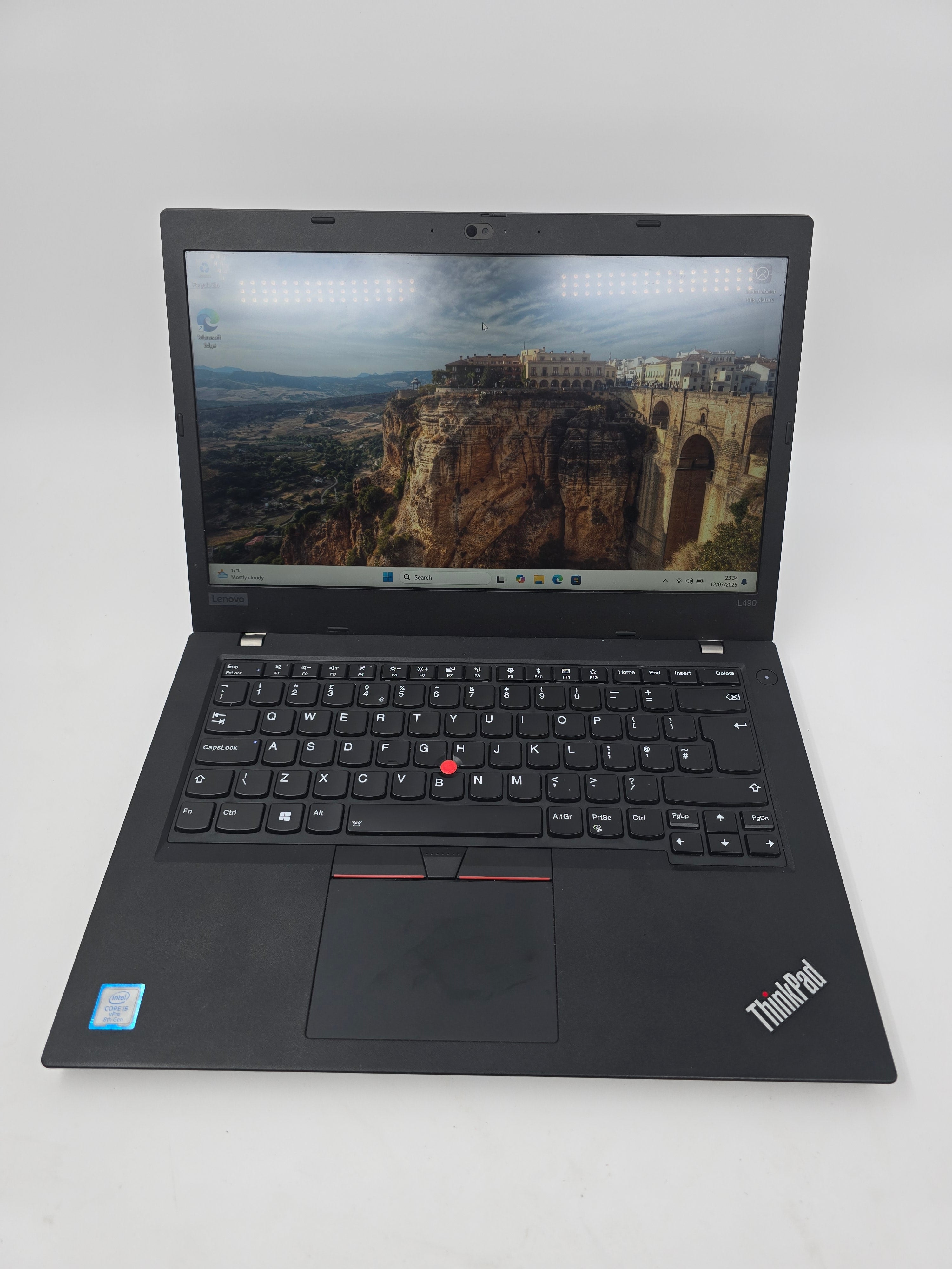Lenovo Laptop ThinkPad L490 14" i5 8th Gen 16GB RAM 128GB SSD W11 #1