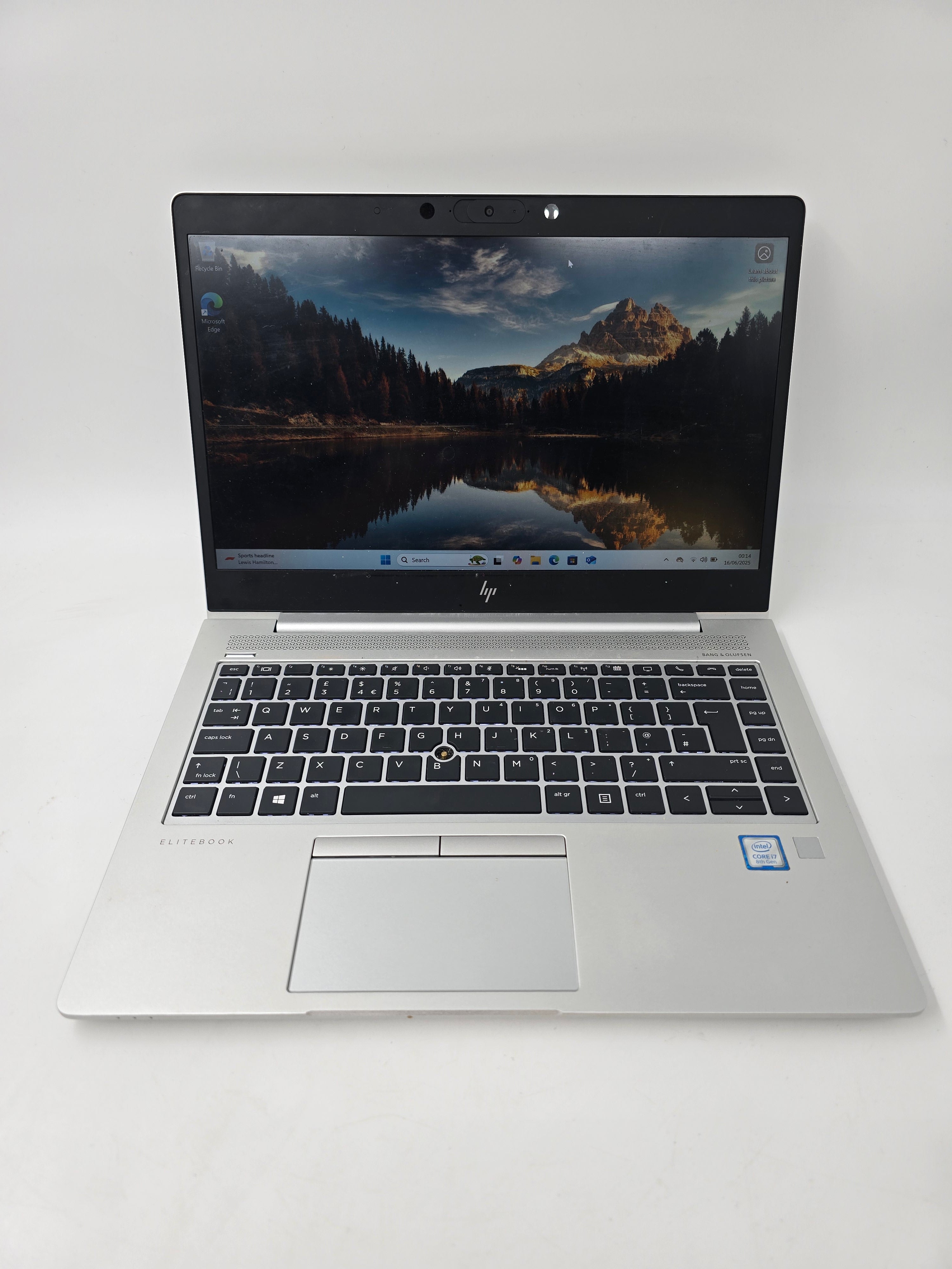 HP Laptop EliteBook 840 G6 14" Screen i7 8th Gen 16GB RAM 256GB SSD W11