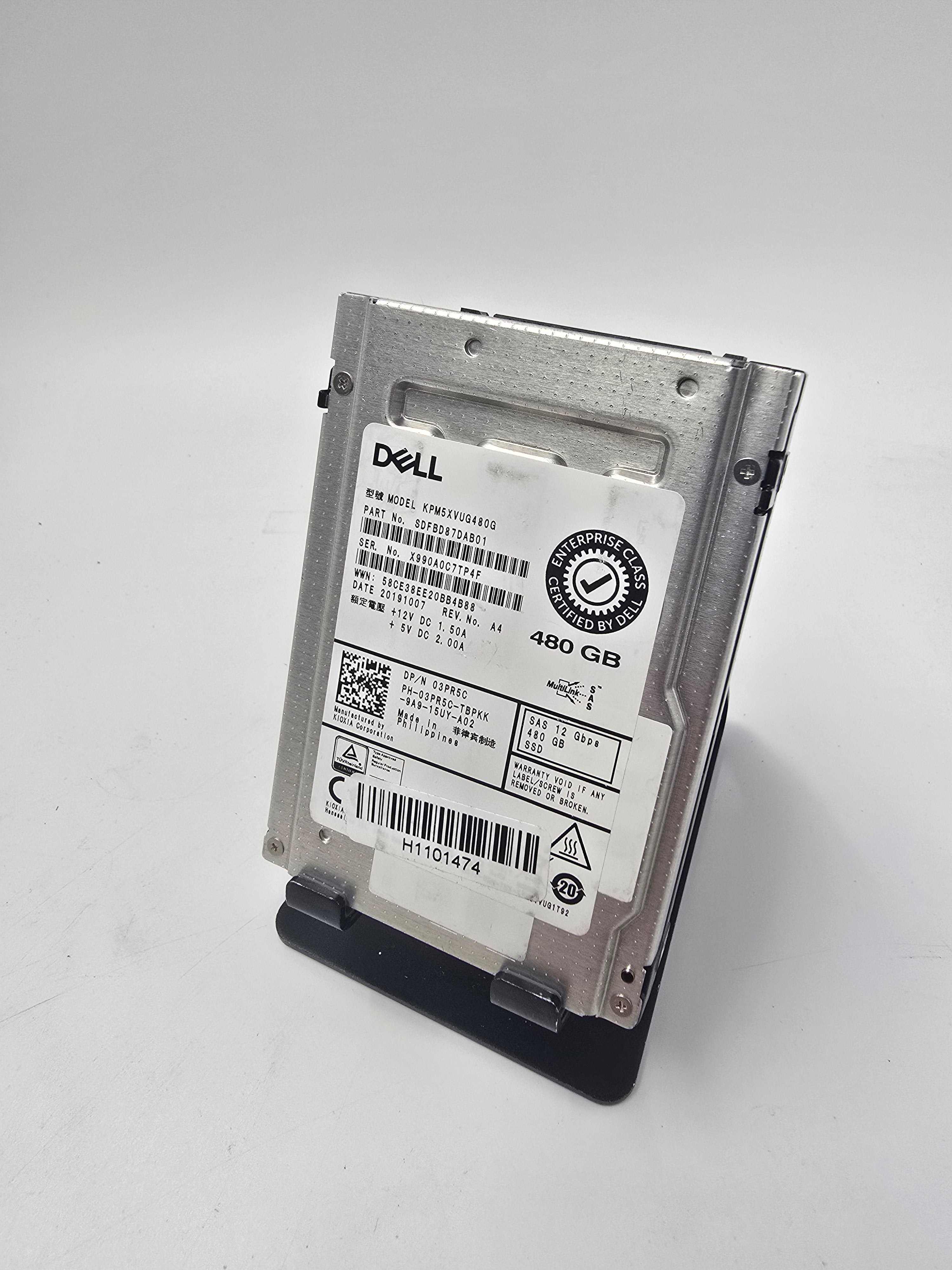 Dell Solid State Drive 480GB 2.5" SAS Enterprise SSD DP/N 03PR5C