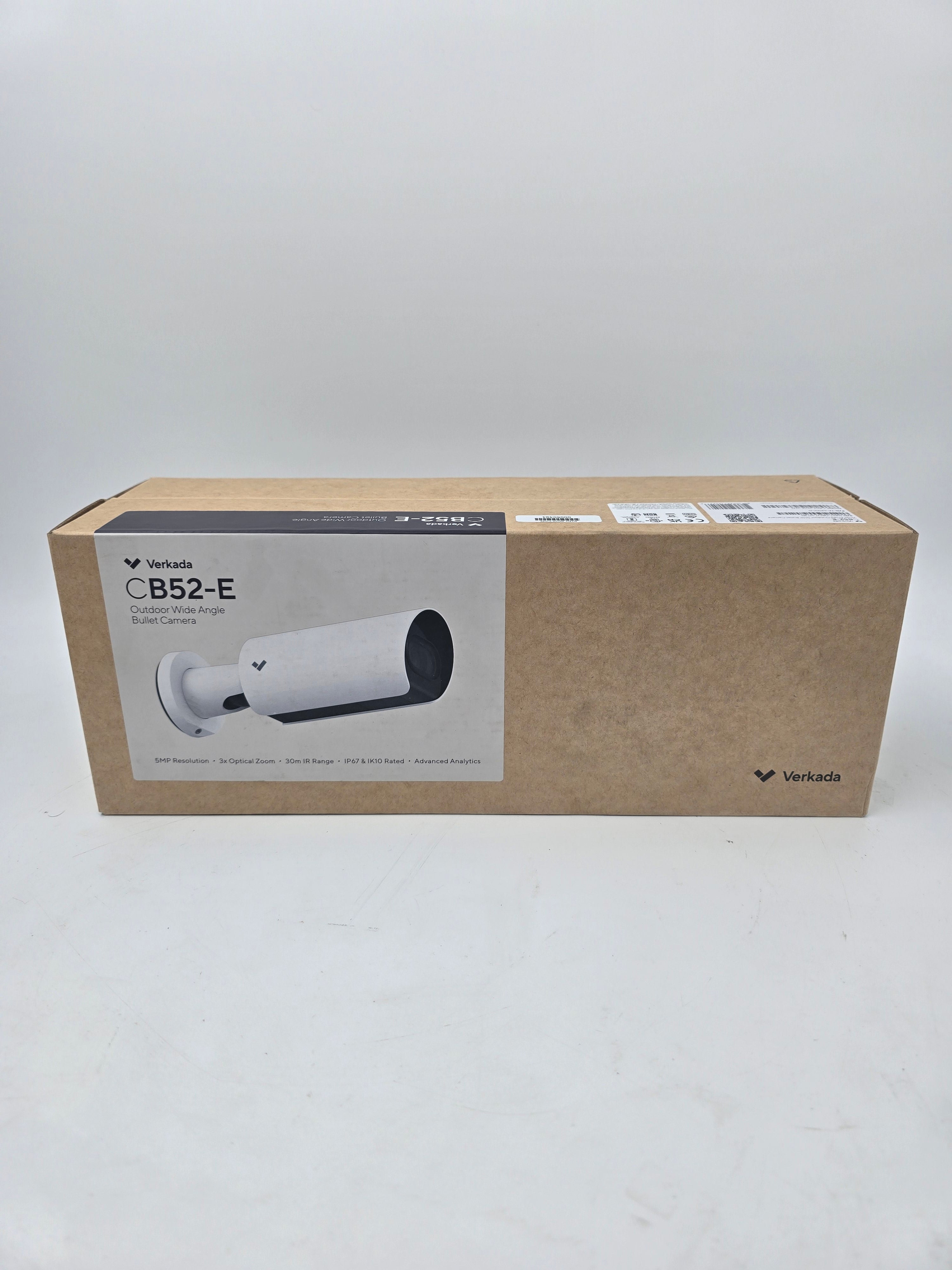 Verkada Outdoor Wide Angle Bullet Camera CB52-E Security Camera 3x Zoom 30m IR