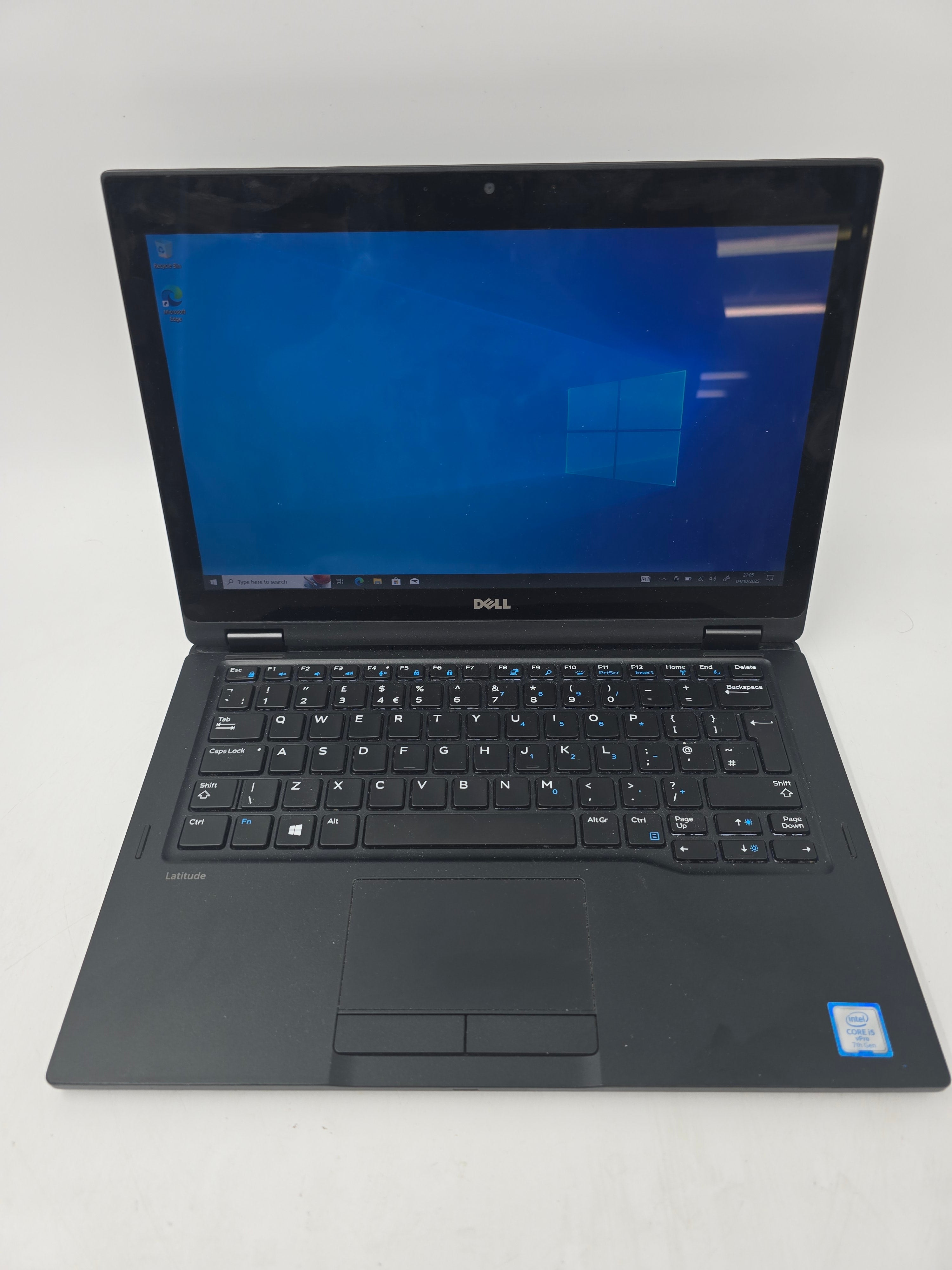 Dell Latitude 5289 13" TouchScreen i5 7th Gen 8GB RAM 256GB SSD W10 Spares