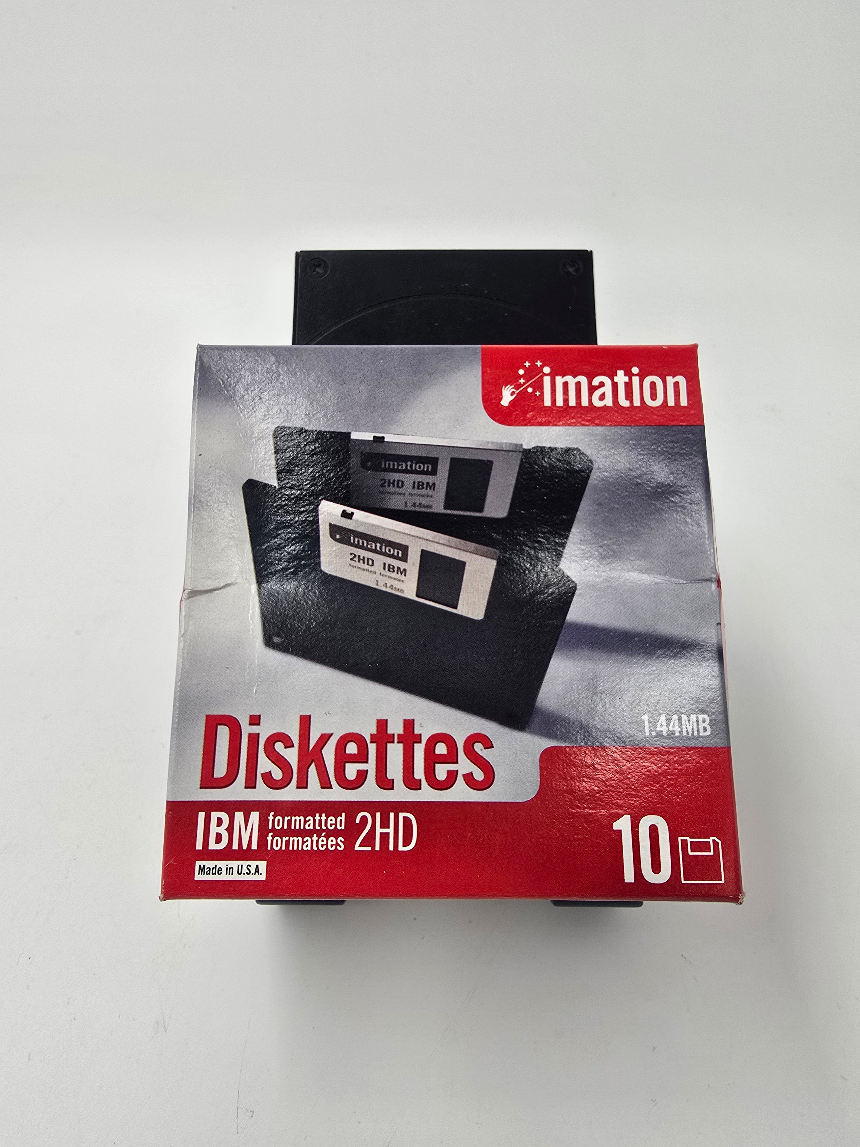 Imation Floppy Diskettes IBM Formatted High Density 1.44MB Lot of 100 Disks New