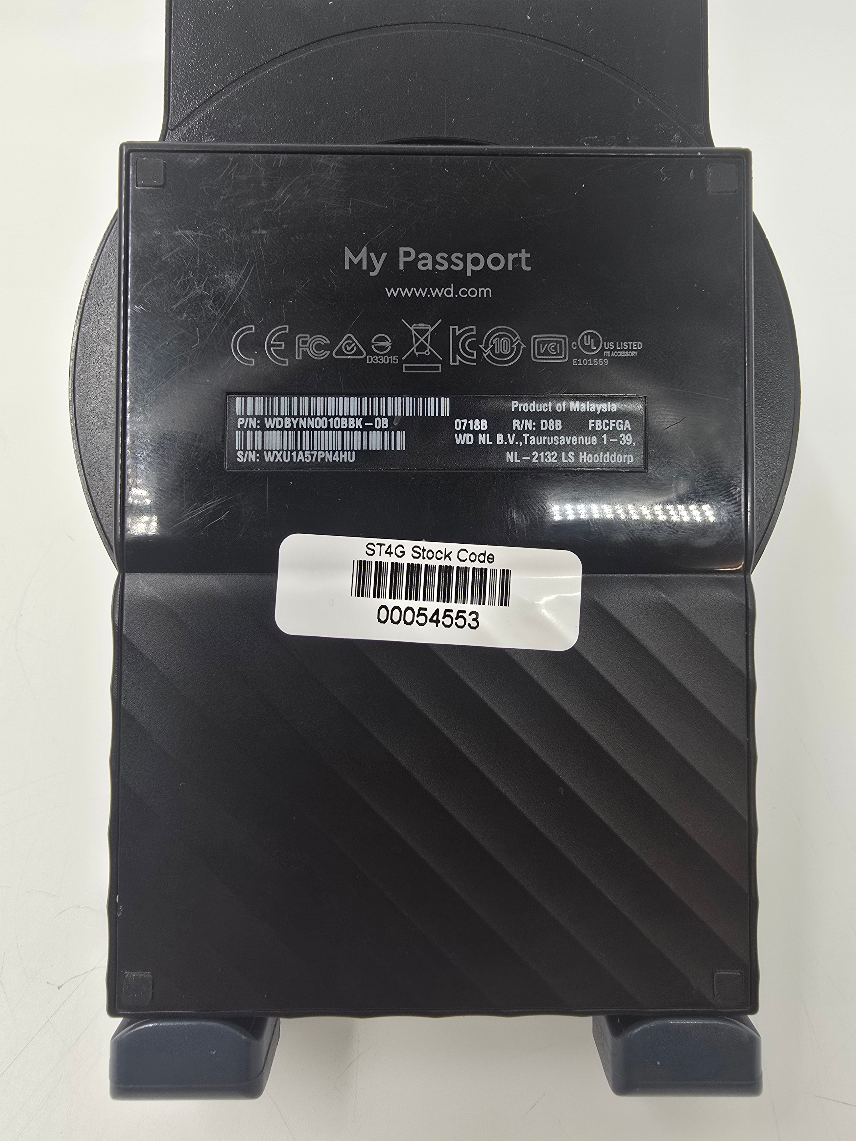 Western Digital External HDD | 1TB | 2.5 inch | USB Micro B | WDBYNN0010BBK