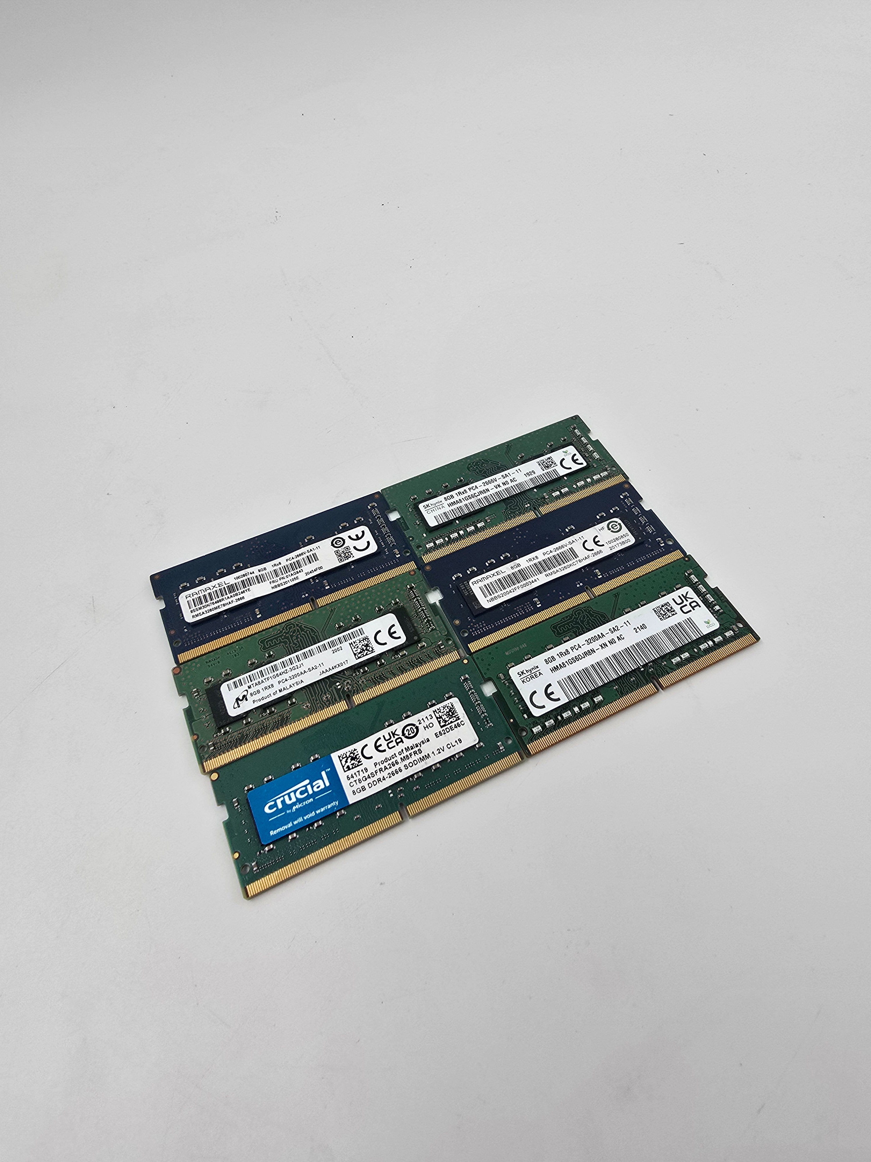 Laptop RAM Bundle DDR4 4GB 8GB 16GB Lot of 39 SODIMM