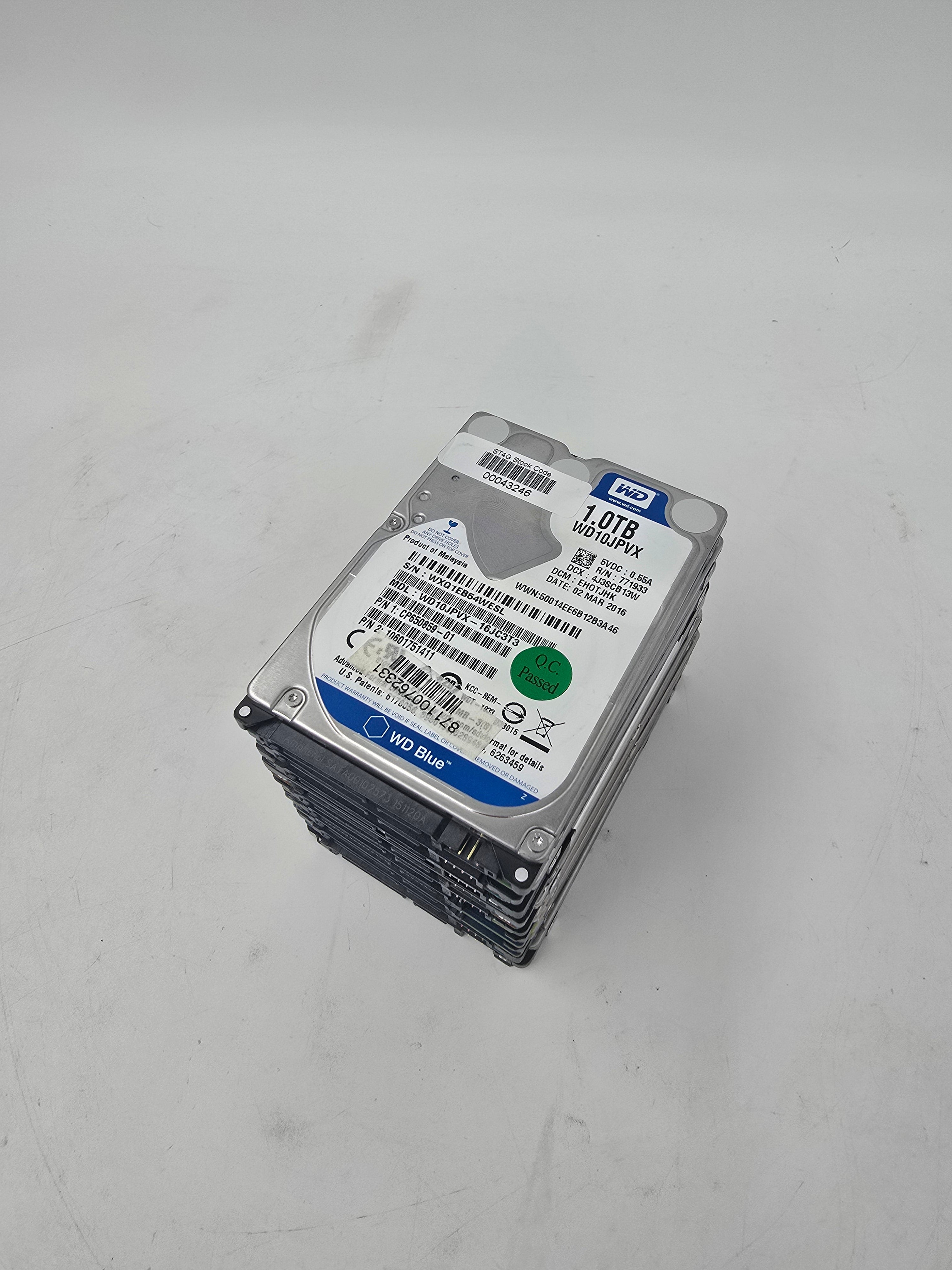 Hard Disk Drive 1000GB 1TB 2.5" SFF SATA HDD Lot of Nine