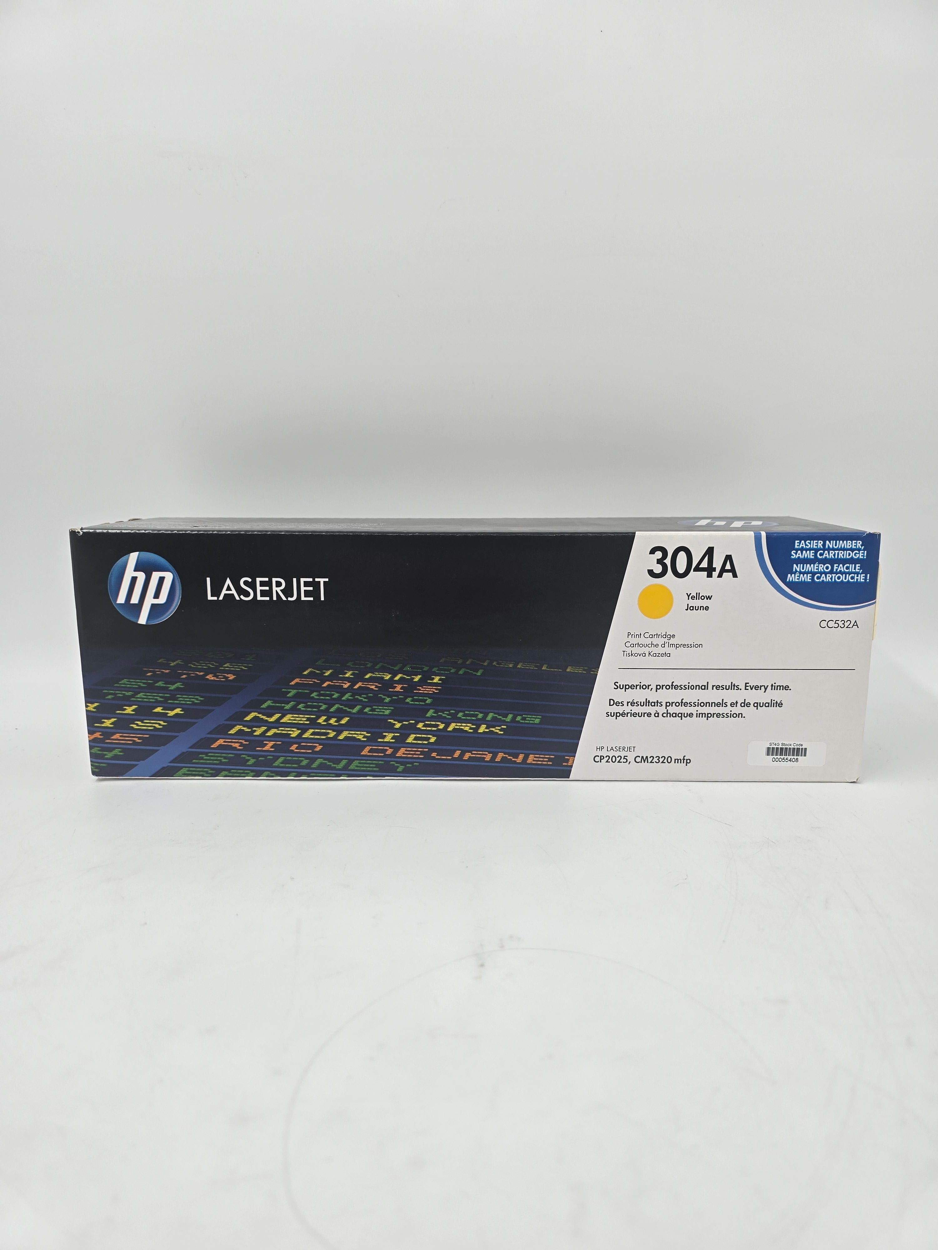 HP Print Cartridge LaserJet 304A CC532A Yellow Genuine Ink Cartridge