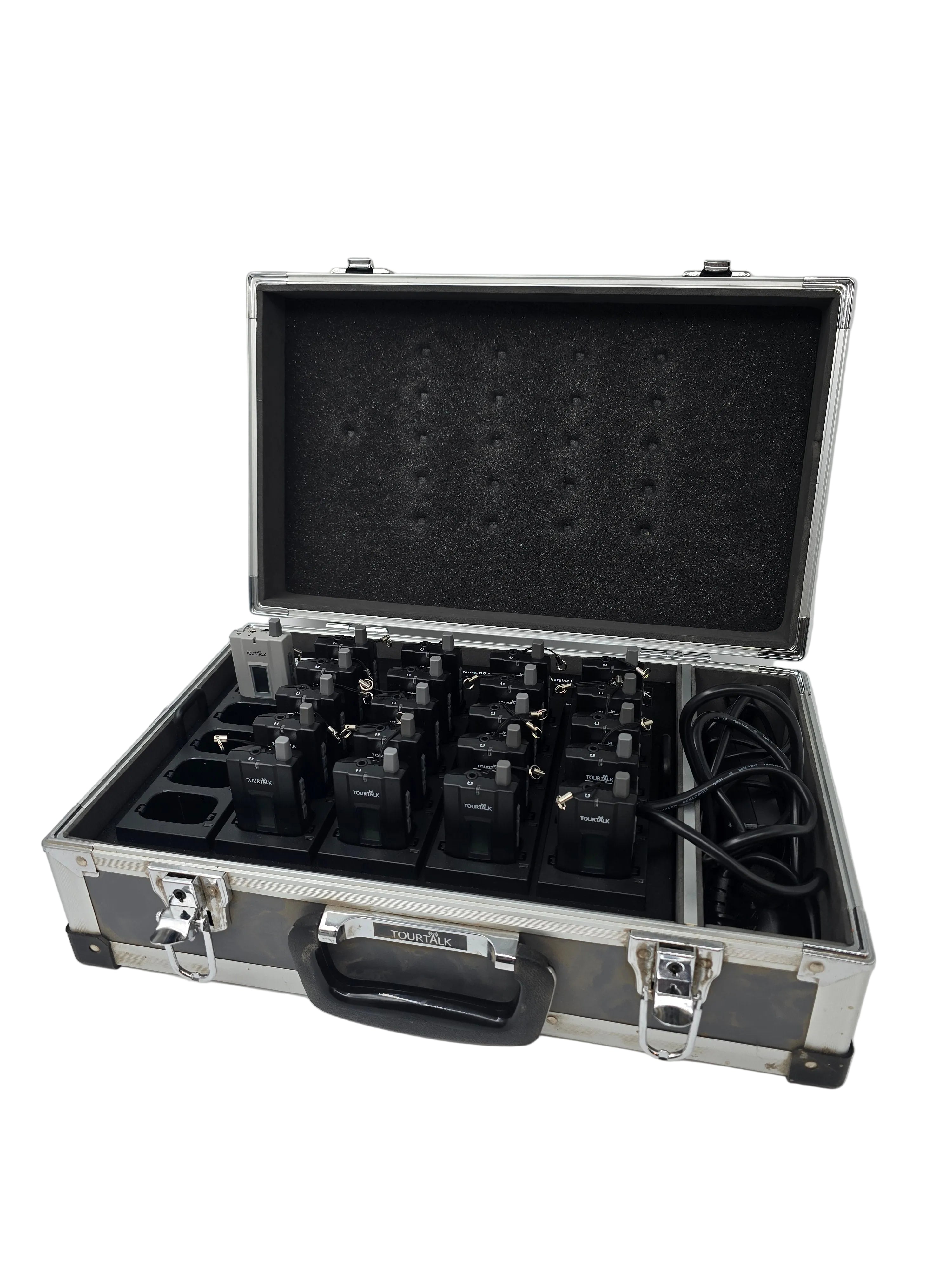 TourTalk Tour Guide System TT40 1x Transmitter 20x Receiver 1x Charging Unit