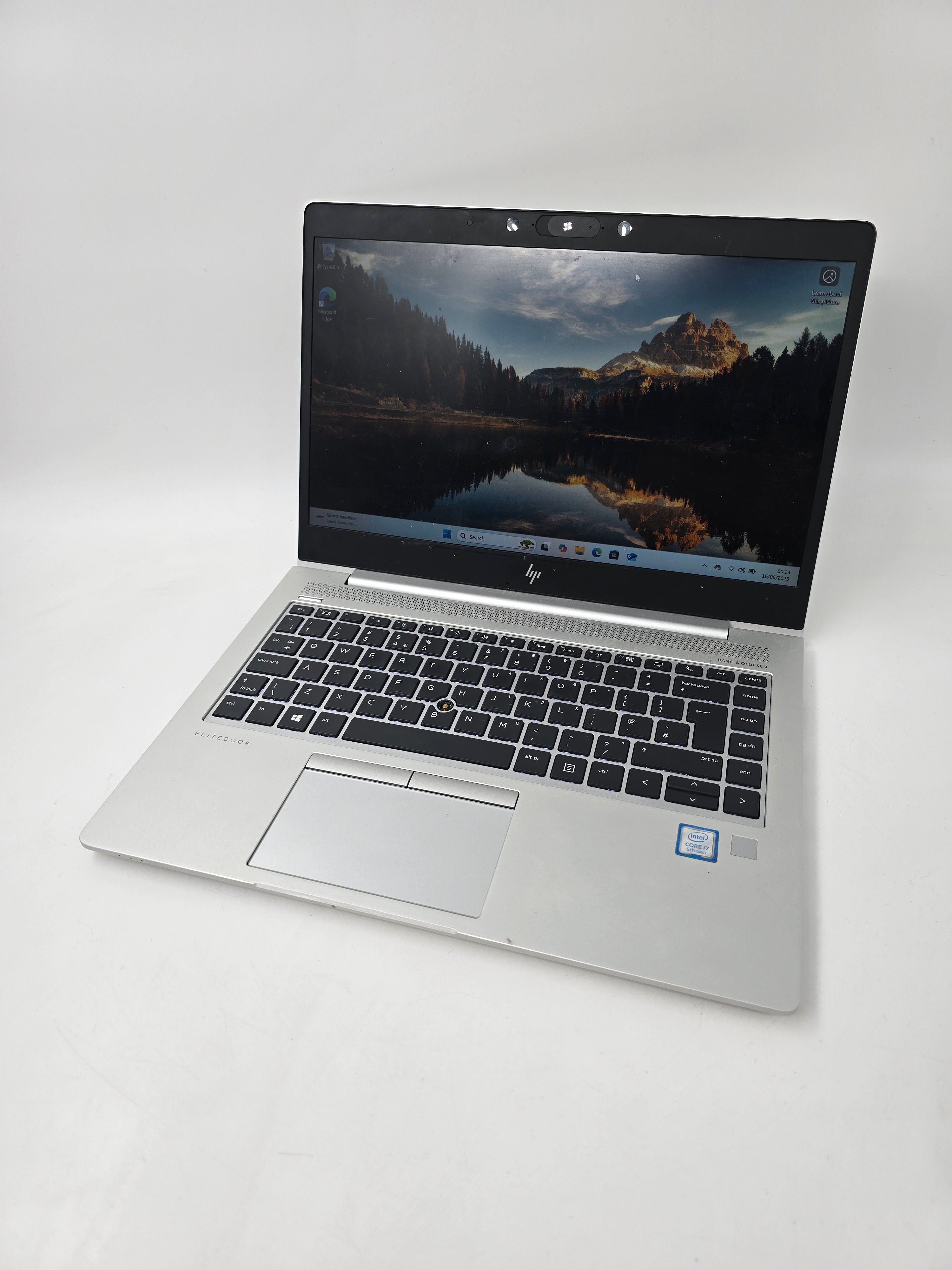 HP Laptop EliteBook 840 G6 14" Screen i7 8th Gen 16GB RAM 256GB SSD W11