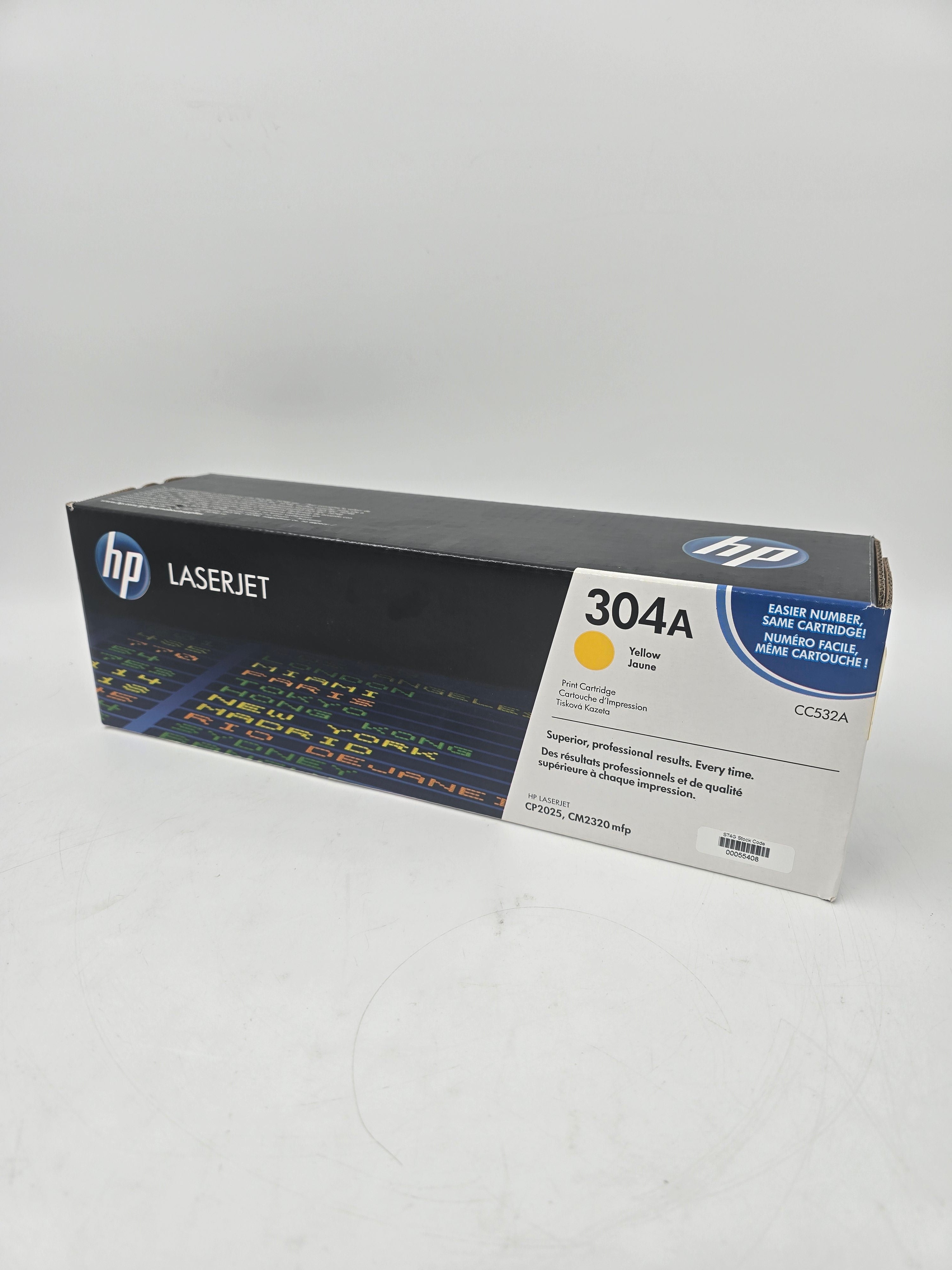 HP Print Cartridge LaserJet 304A CC532A Yellow Genuine Ink Cartridge