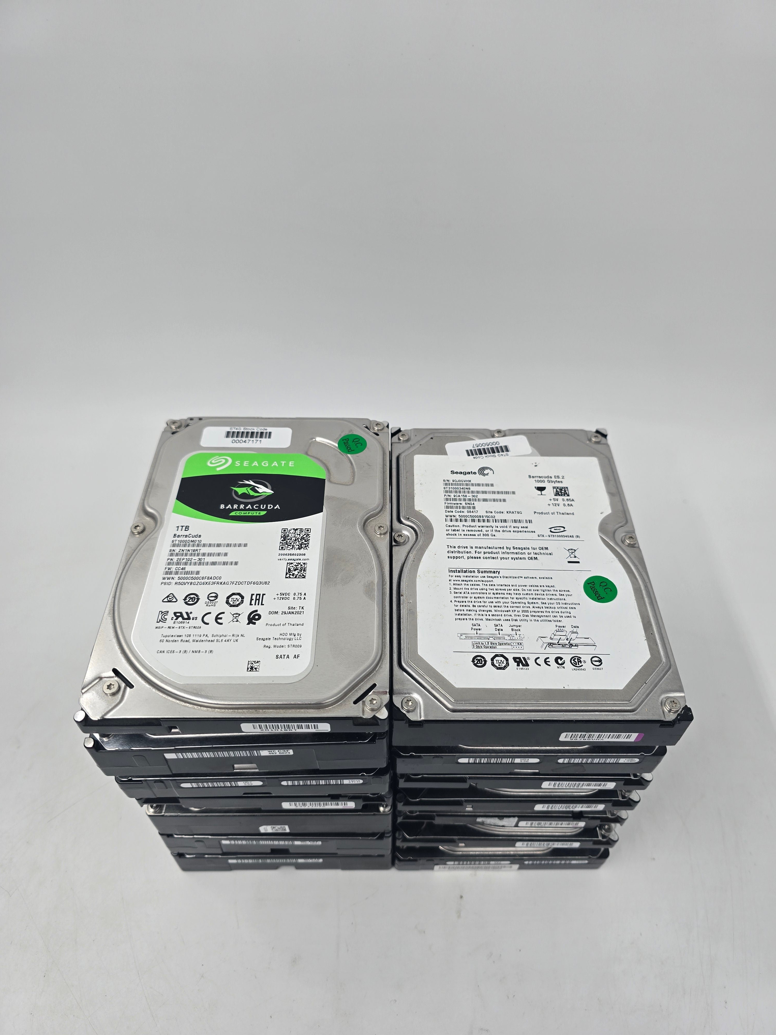 Hard Disk Drive 1000GB 1TB 3.5" LFF SATA HDD Lot of 14