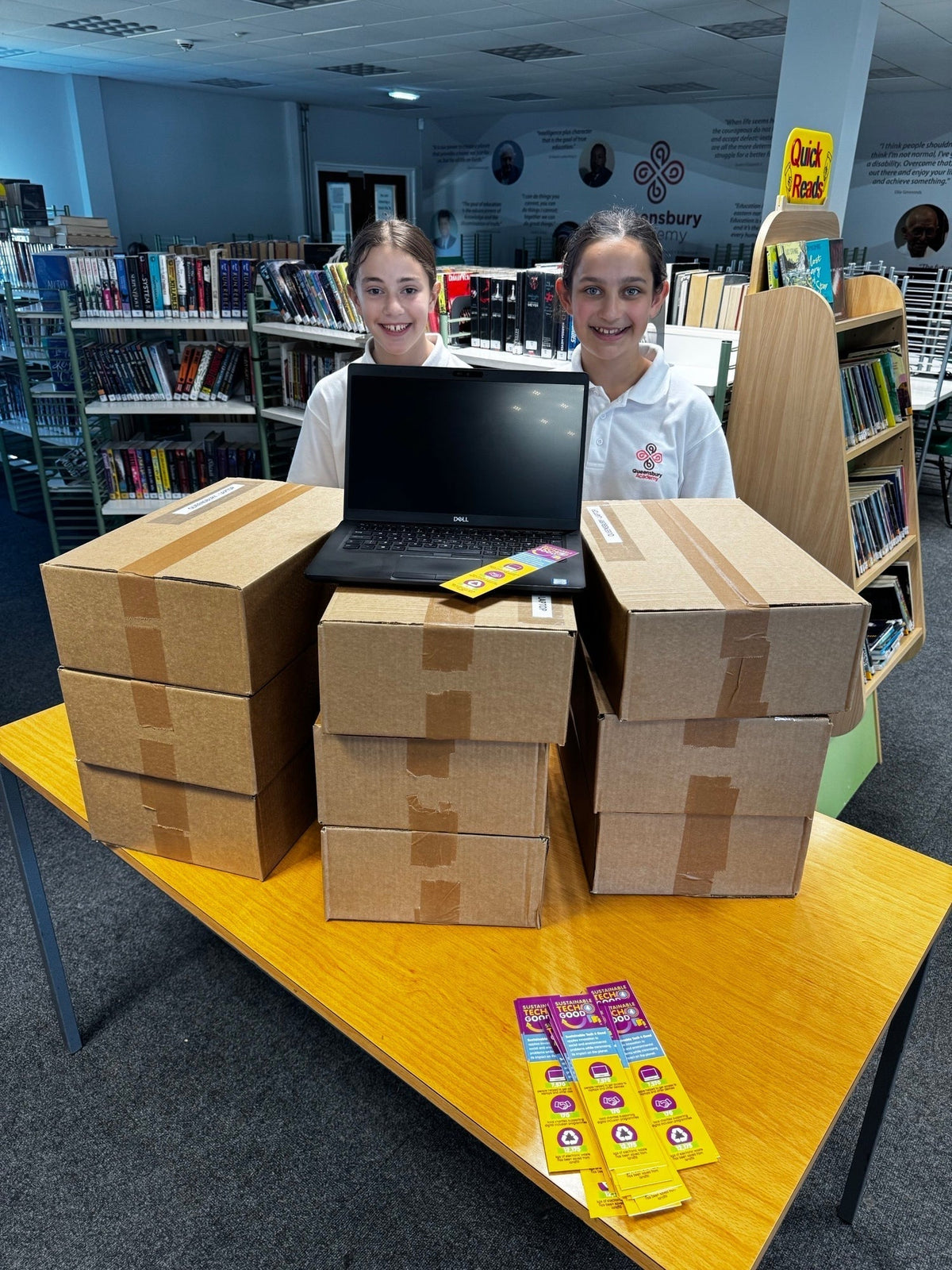 Queensbury Academy say...These laptops will make a real difference, giving more of our students access to learning beyond the classroom.