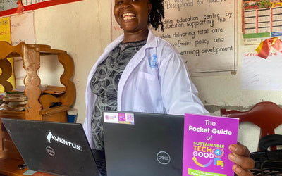 Laptop donation to a school in Uganda