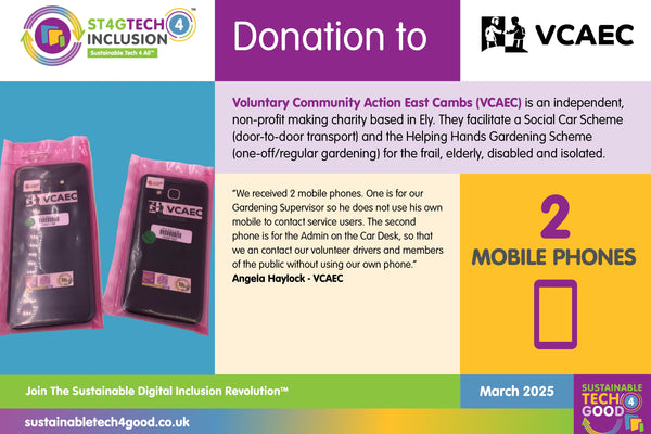 March & April Donations