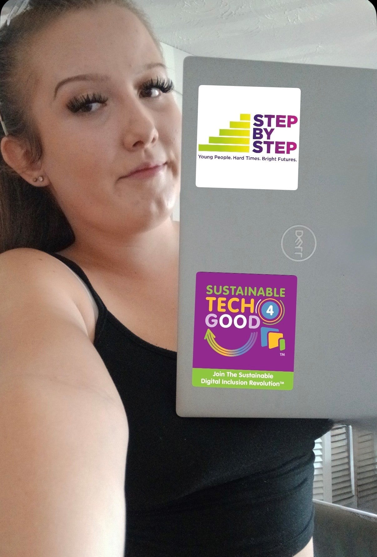 SustainableTech4Good donate laptops to Step by Step Partnership Ltd