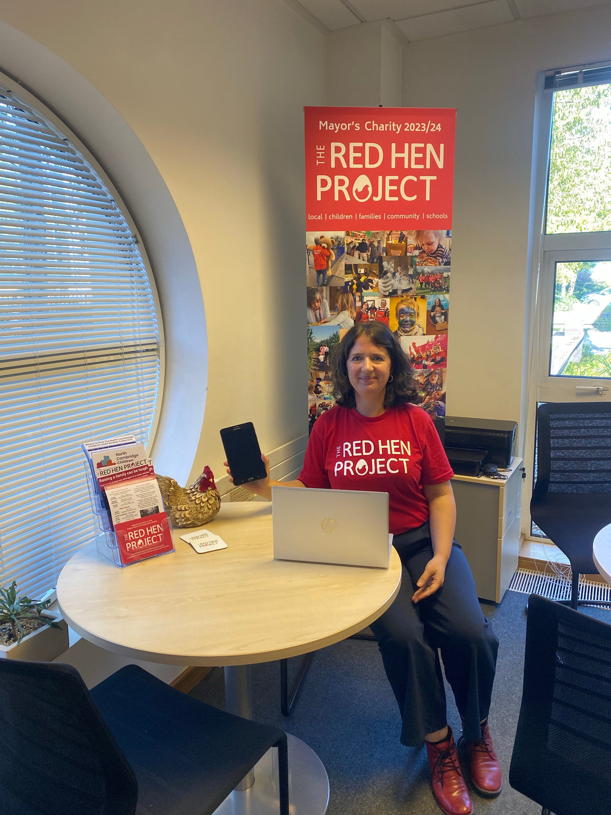 Sustainable Tech 4 Good support The Red Hen Project with donating Laptops 4 Good.