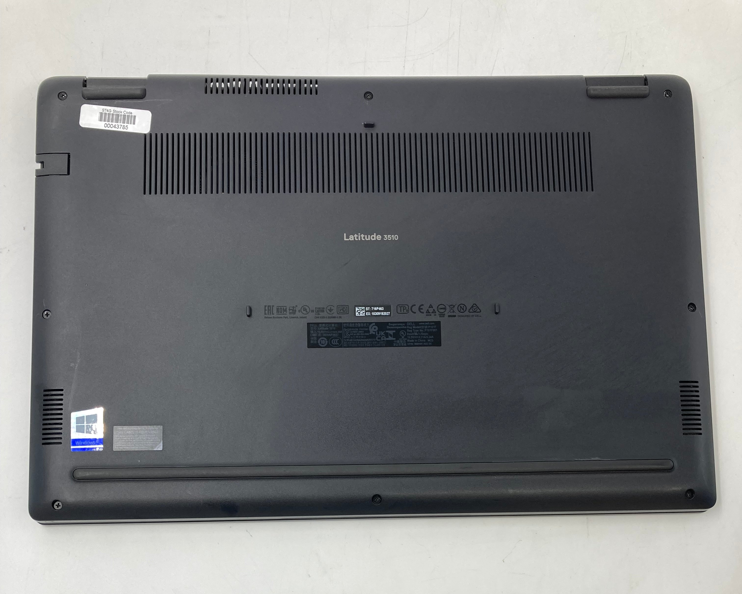 Dell Laptop Latitude 3510 15.6" i3 10th Gen 8GB RAM No SSD No OS *Spares*