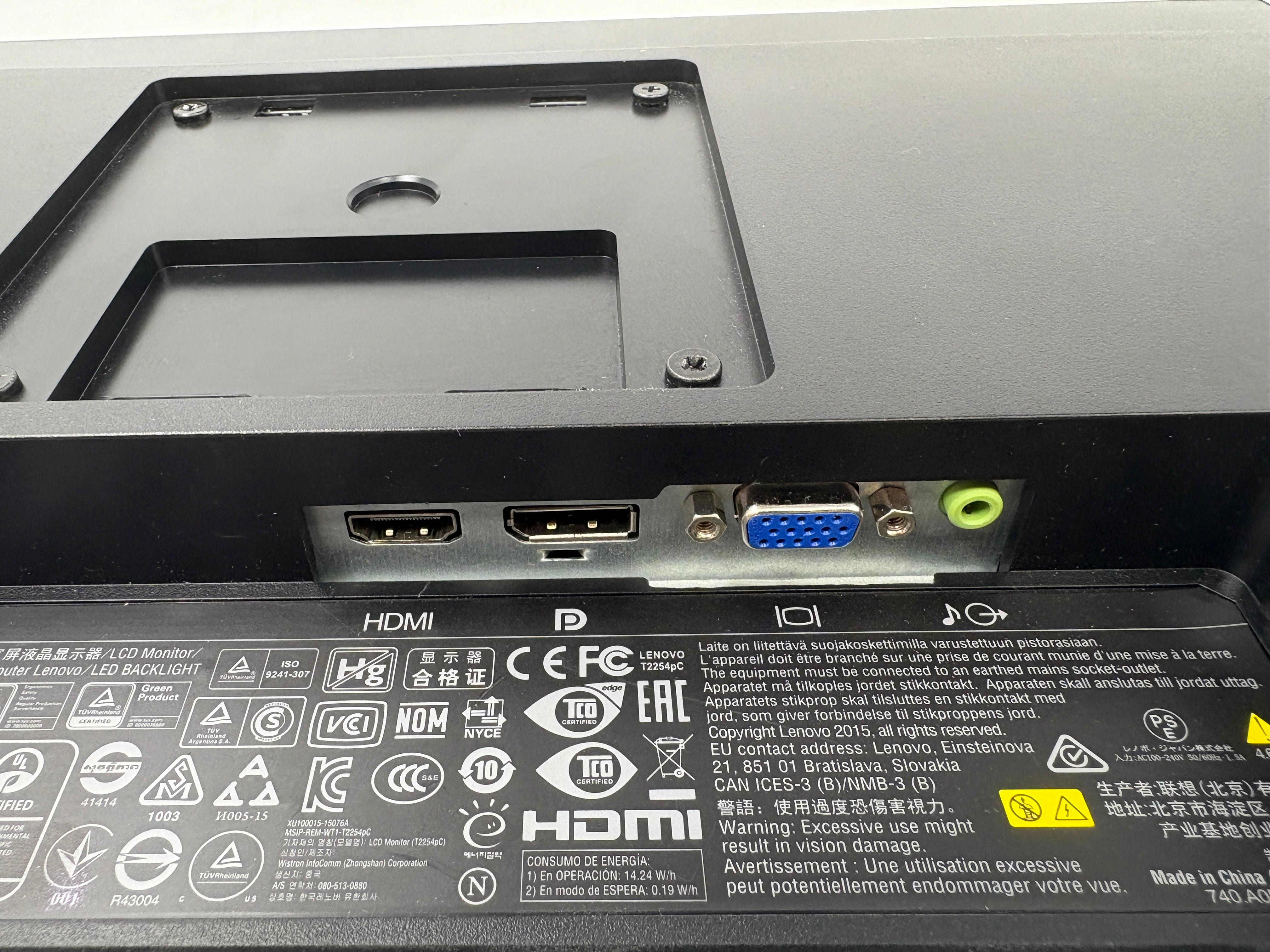 Lenovo LCD Monitor T2254pC LCD Monitor Batch of 4