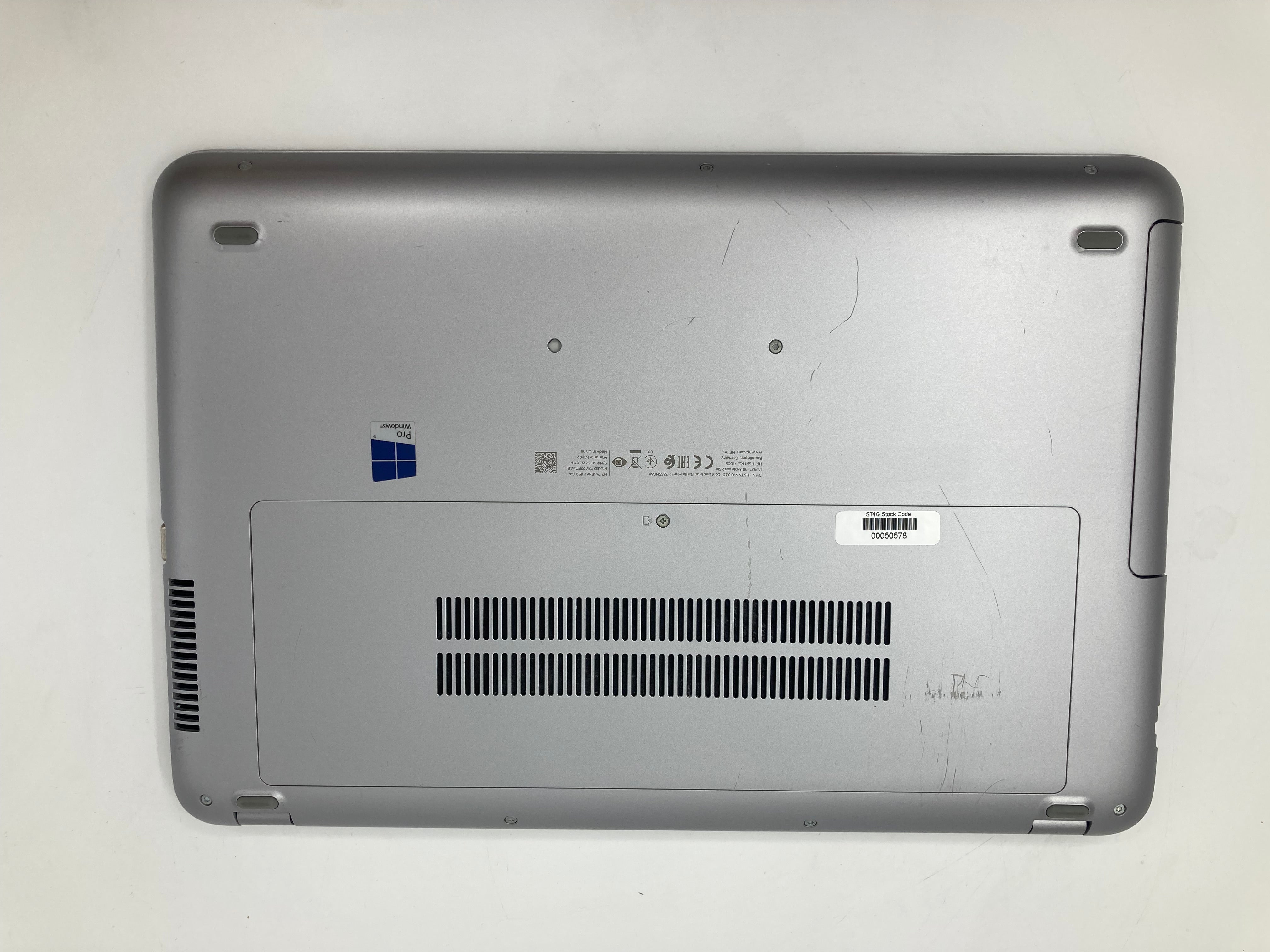 HP Laptop ProBook 450 G4 15" i5 7th Gen 12GB RAM 250GB SSD W10