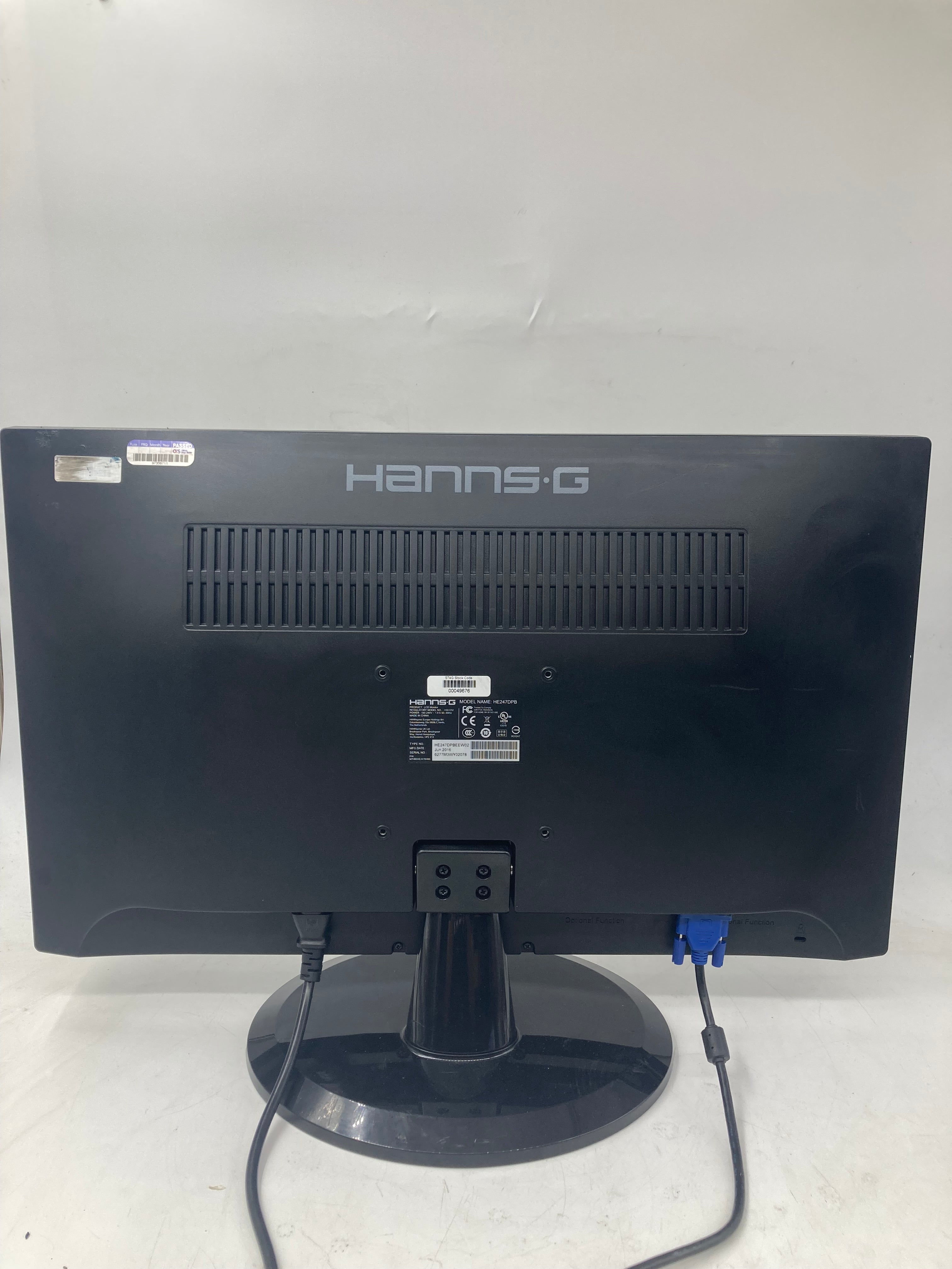 Hanns.G HE247 23.6" LCD Monitor DVI VGA