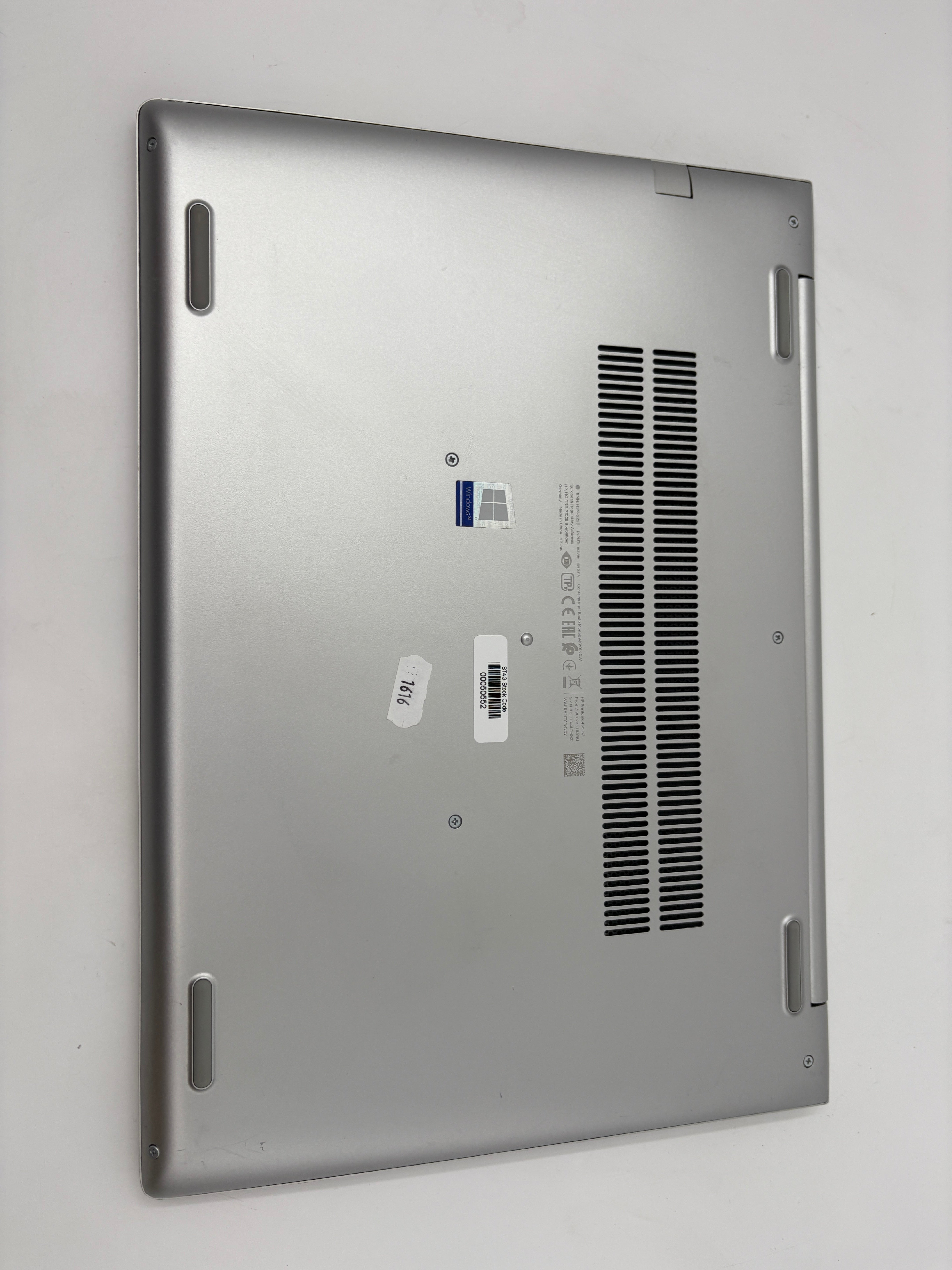 HP Laptop ProBook 450 G7 15.6" Screen i5 10th Gen 16GB RAM 256GB SSD W11