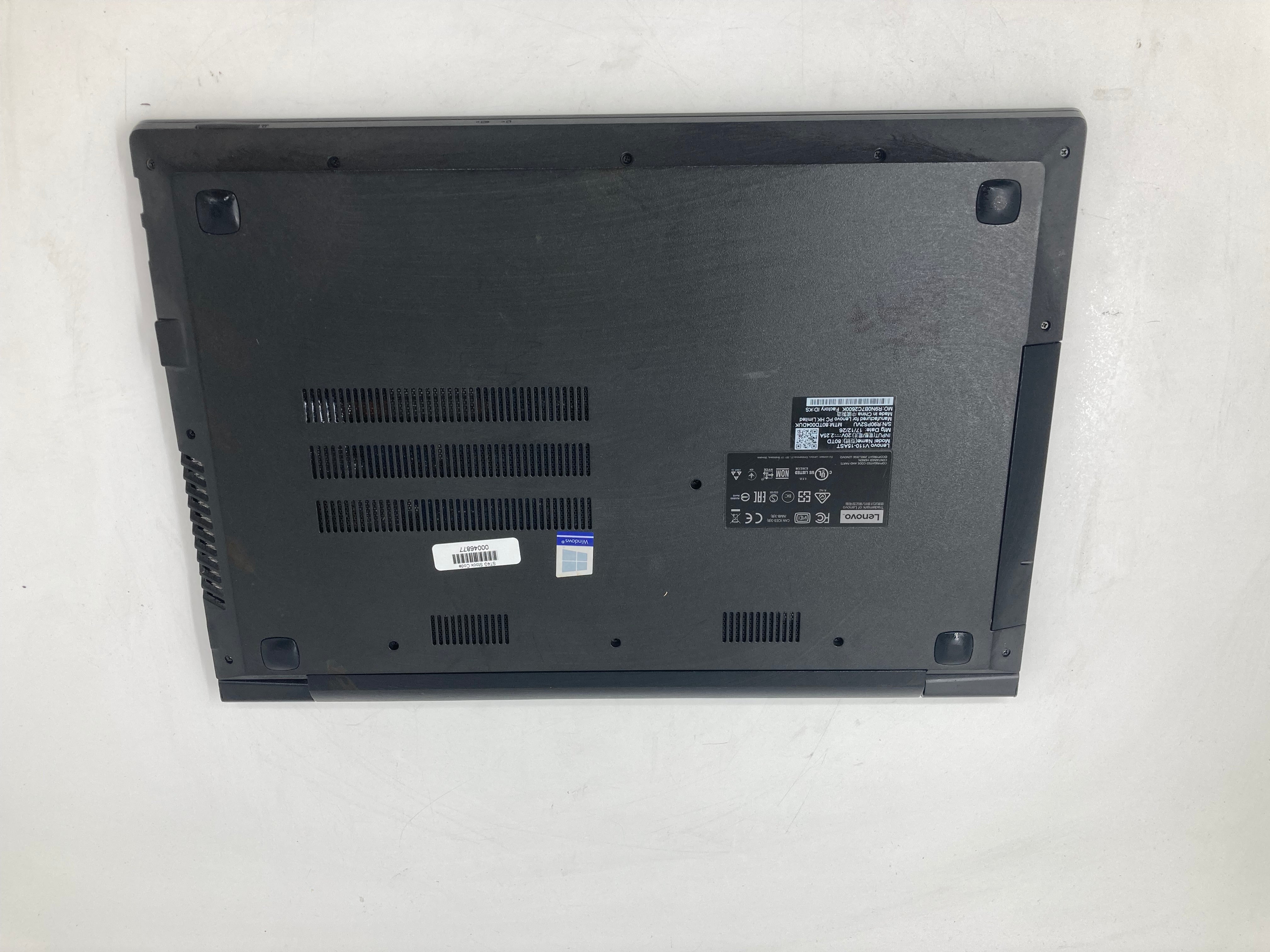 Lenovo V110-15AST 15" Screen AMD A9 4GB RAM No SSD No OS *Spares*
