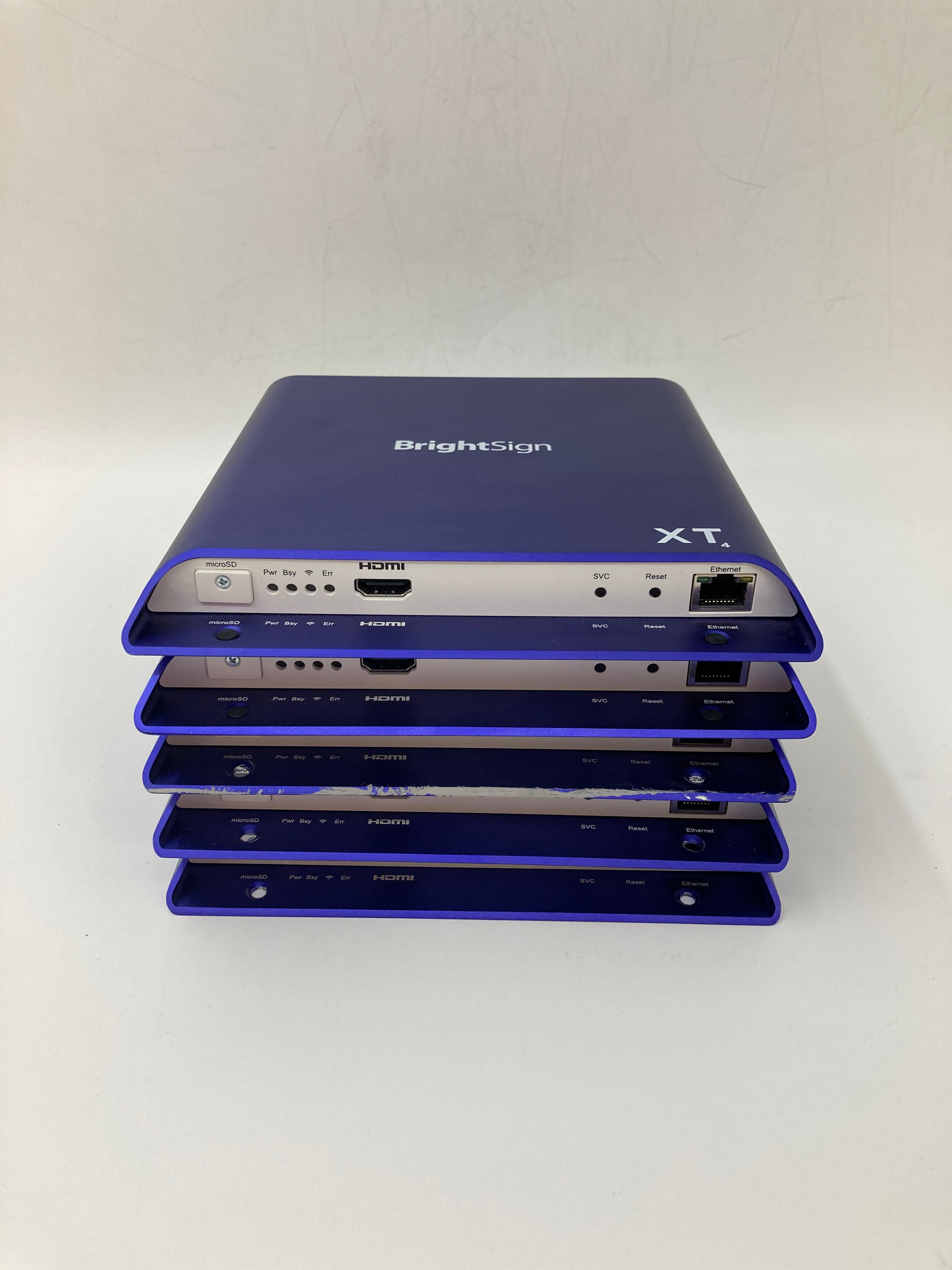 BrightSign XT244 4K Digital Media Player, Refurbished, Lot of 5