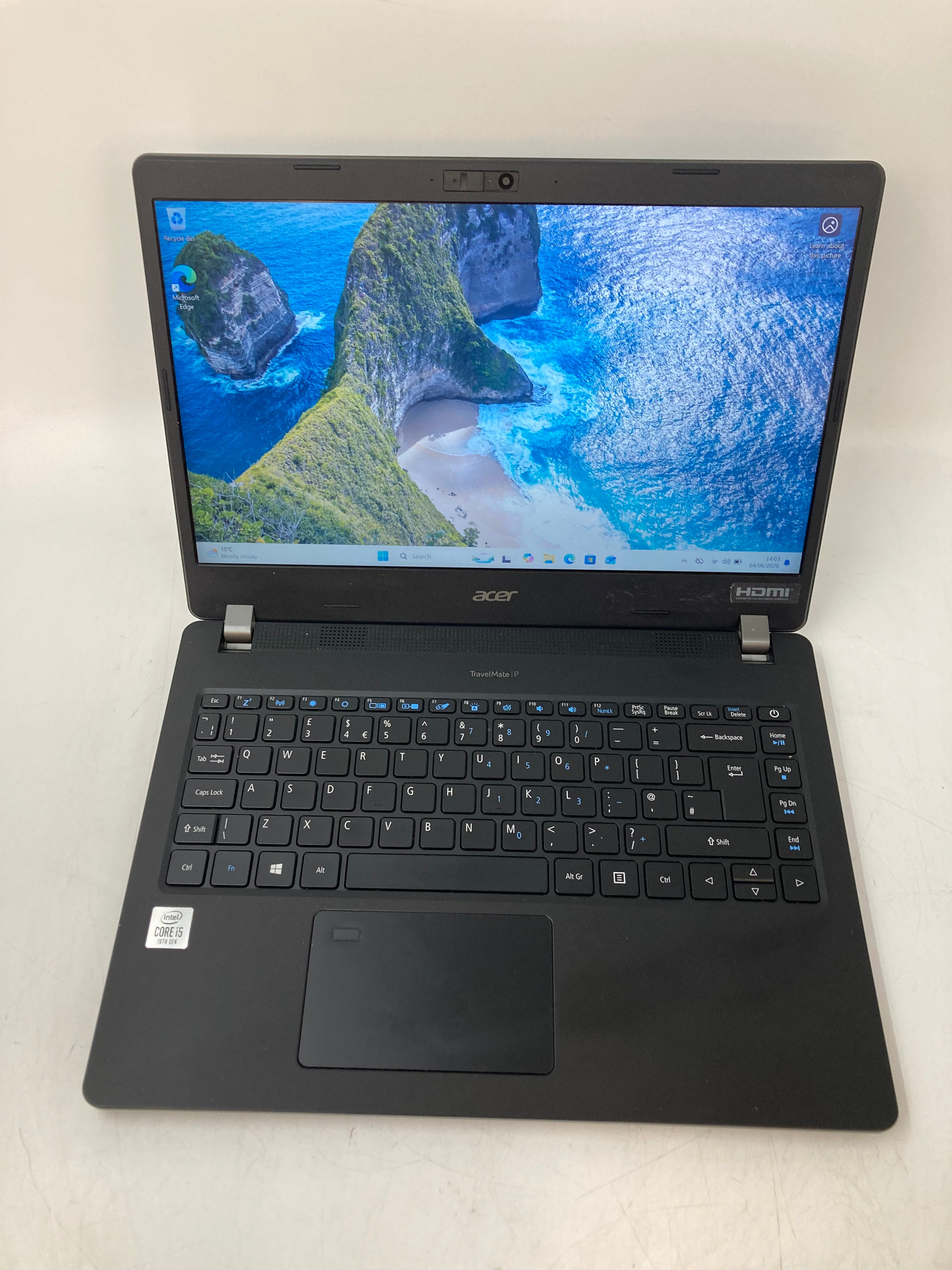 Acer TravelMate P214-52 | 14" FHD | i5 10th Gen | 8GB RAM | 256GB SSD | W11 Pro