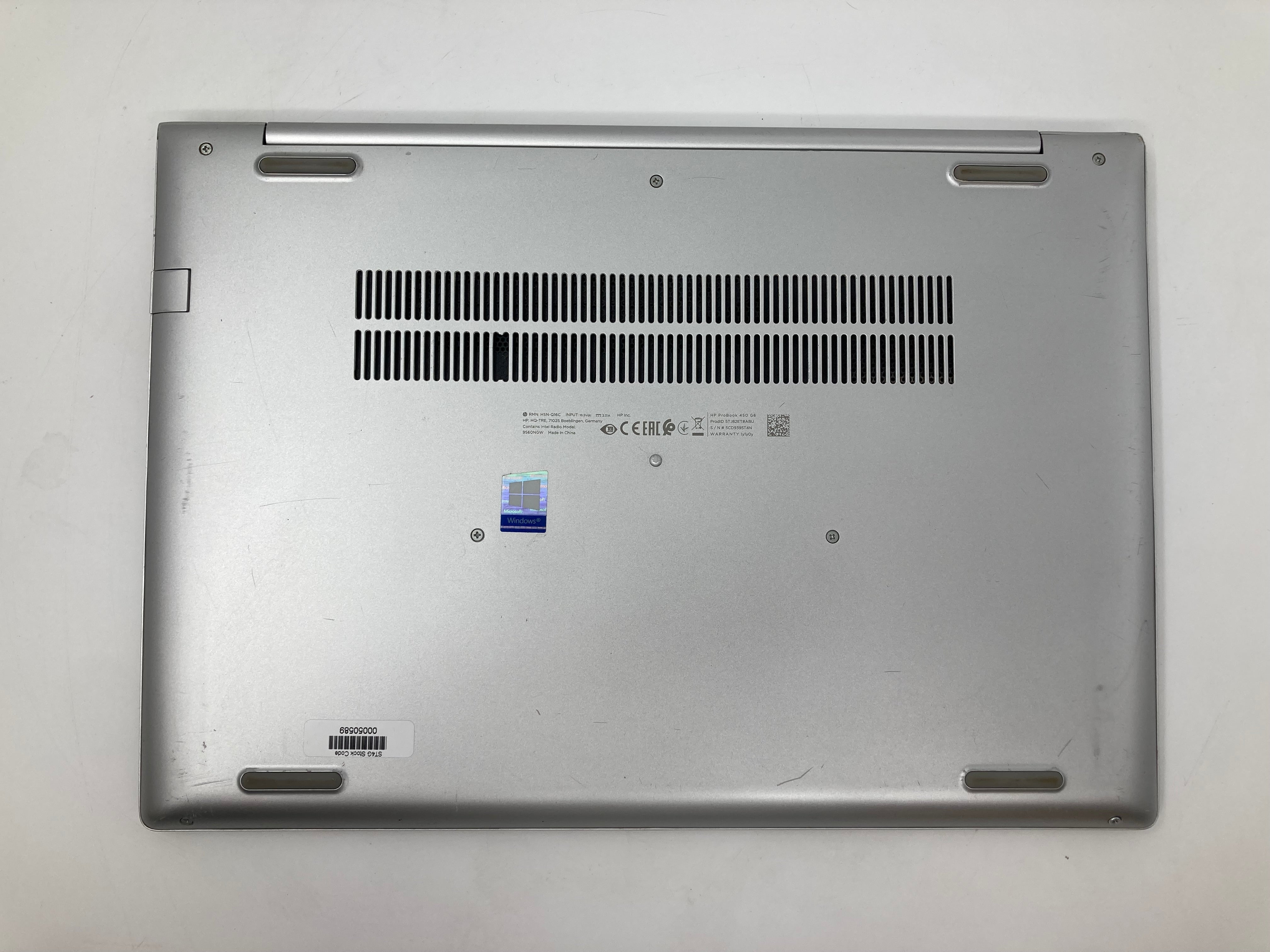 HP ProBook 450 G6 15" i5 8th Gen 8GB RAM 256GB SSD W11