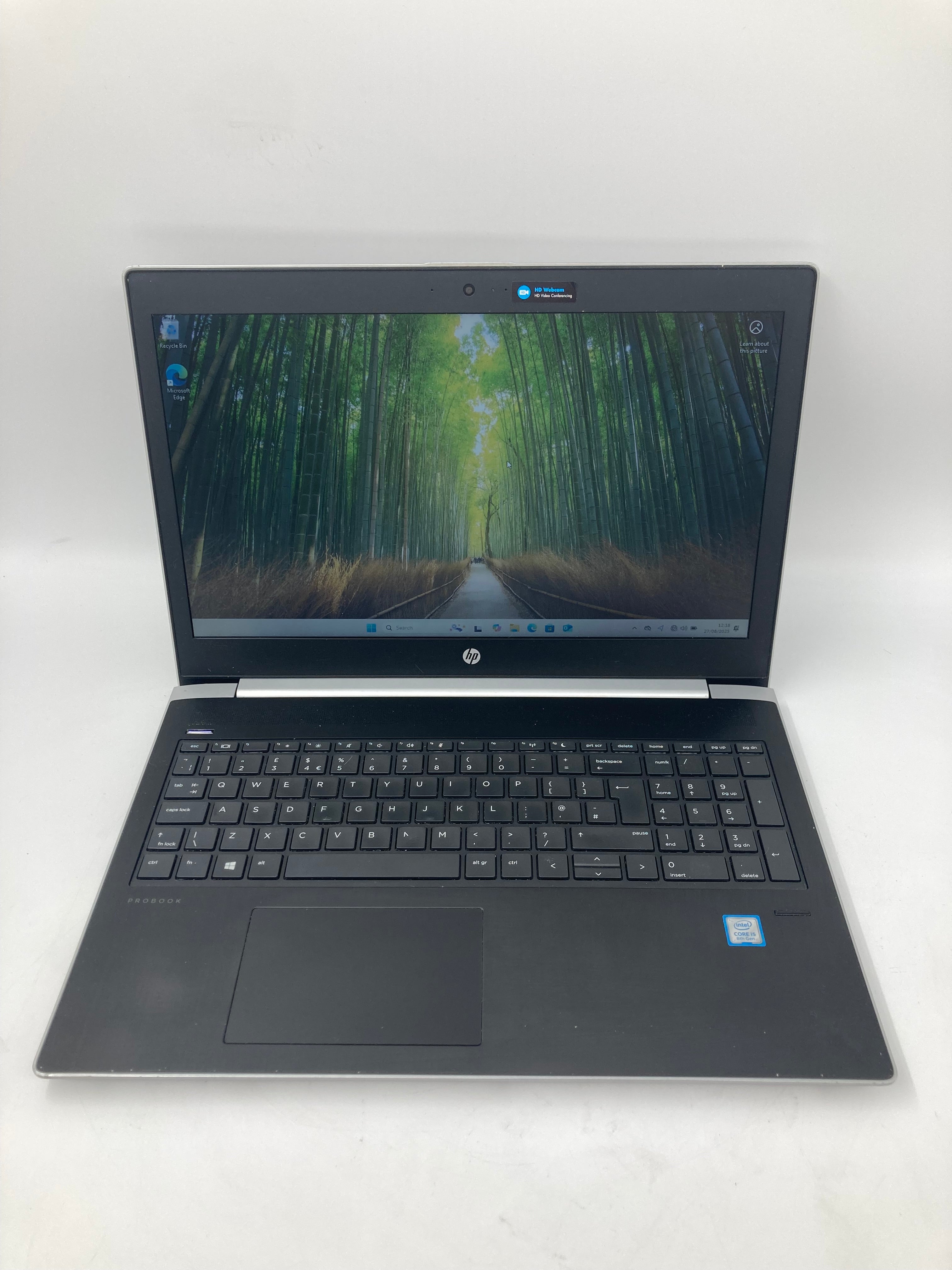 HP Laptop ProBook 450 G5 15" i5 8th Gen 8GB RAM 256GB SSD W11