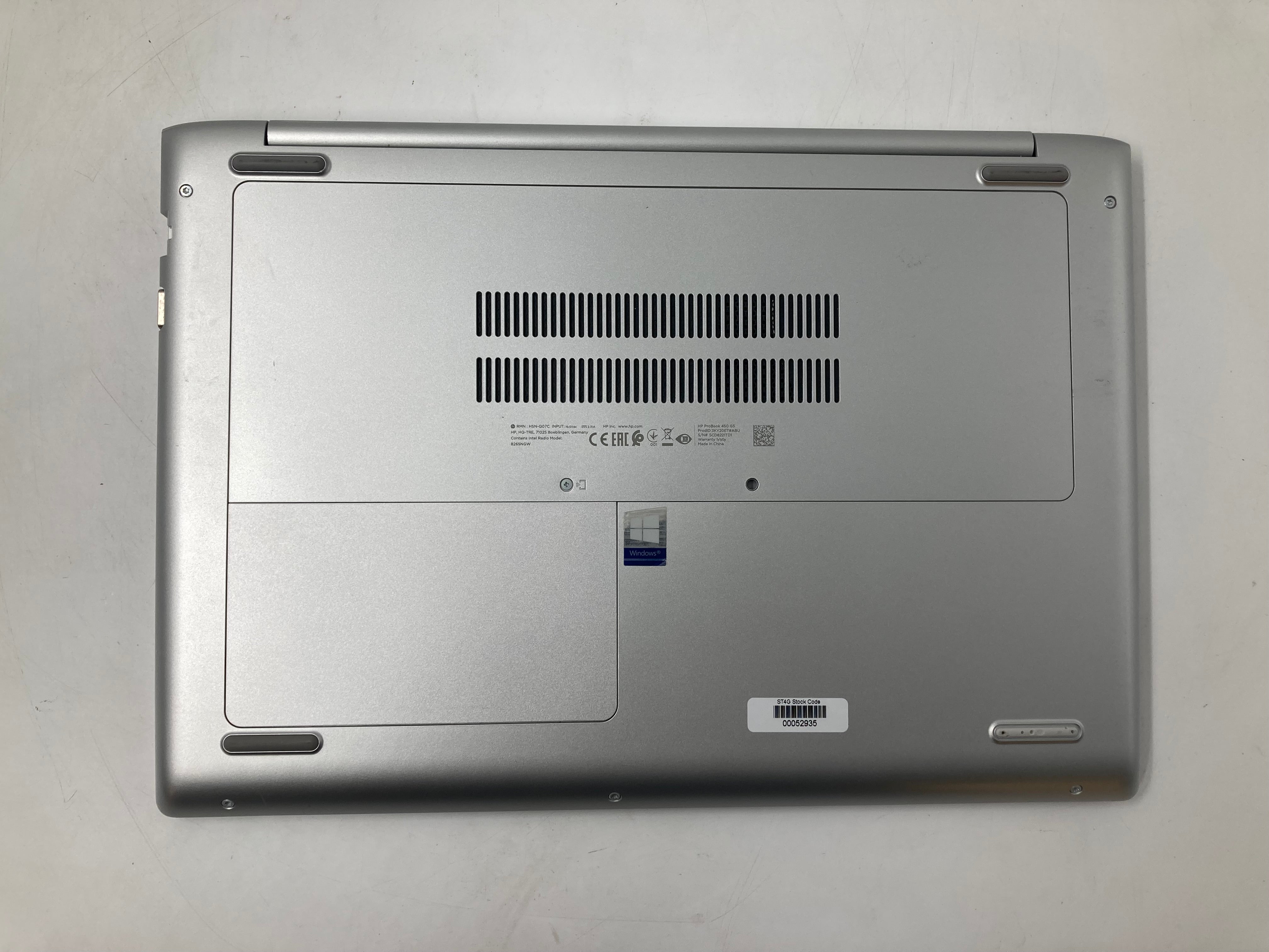 HP ProBook 450 G5 15" Screen i5 8th Gen 8GB Ram 256GB SSD W11