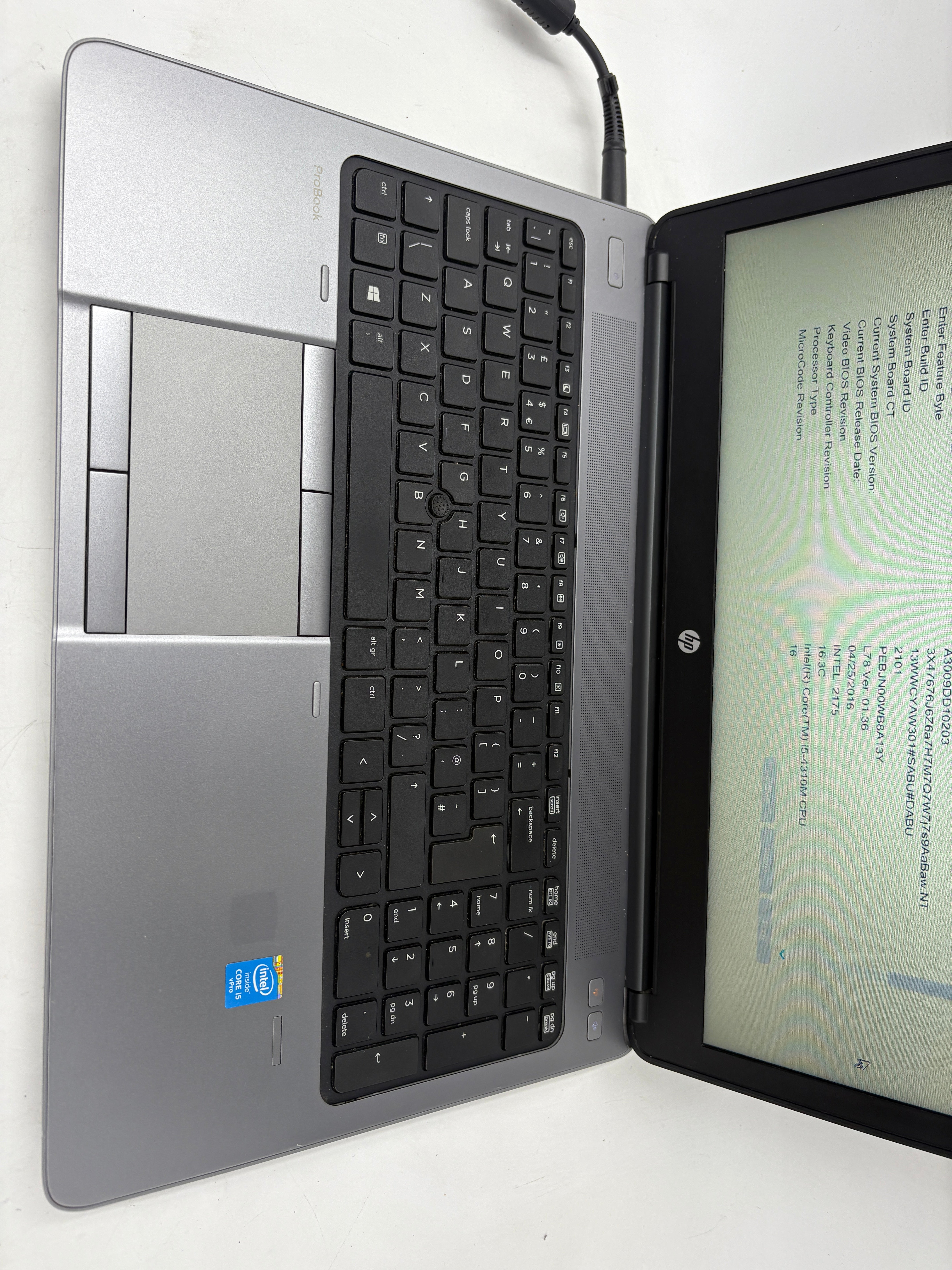 HP Laptop ProBook 650 G1 15.6" Screen i5 4th Gen 8GB RAM NO SSD NO OS