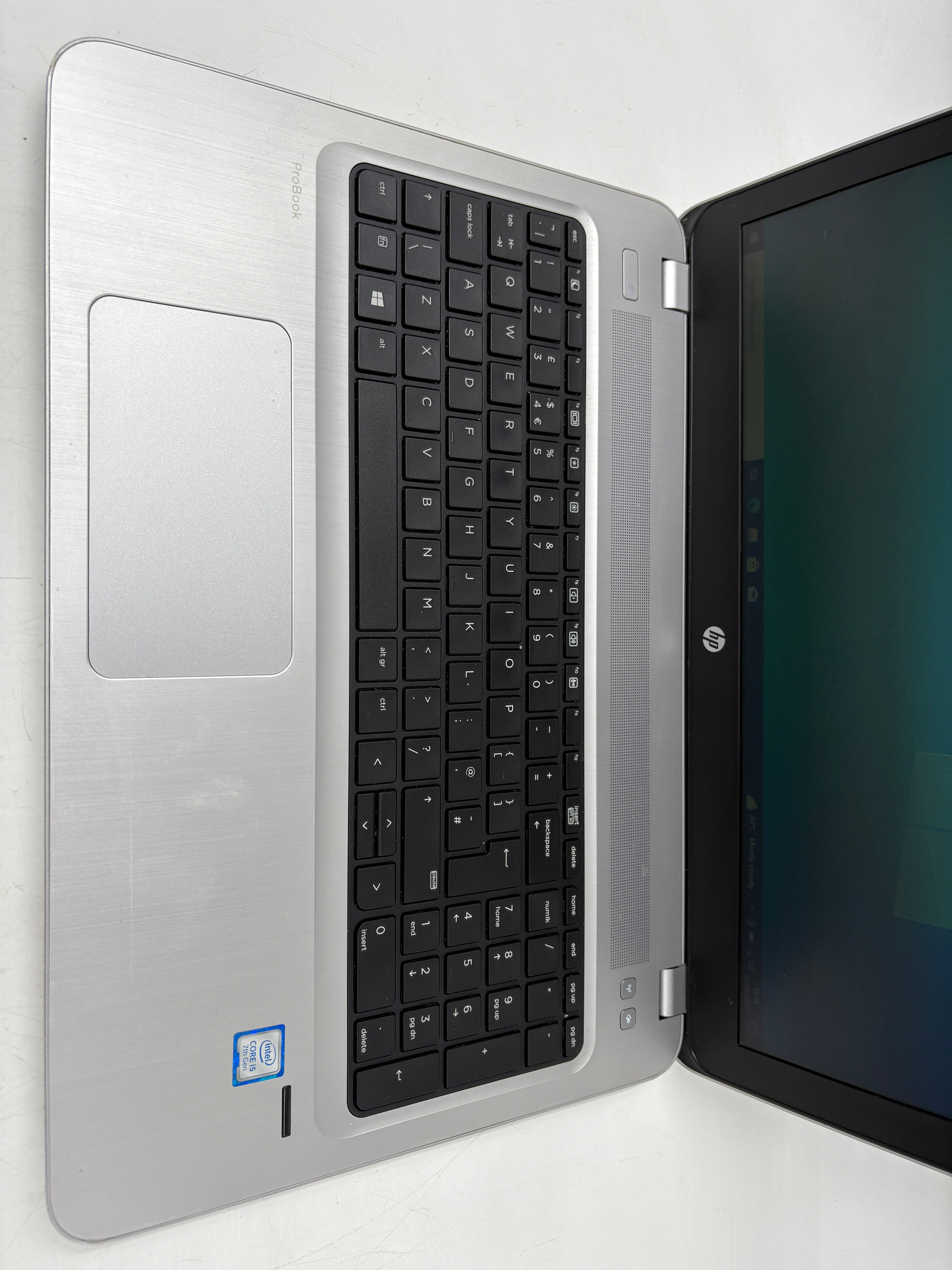 HP Laptop Probook 450 G4 15.6" Screen i5 7th Gen 4GB RAM 256GB SSD W10