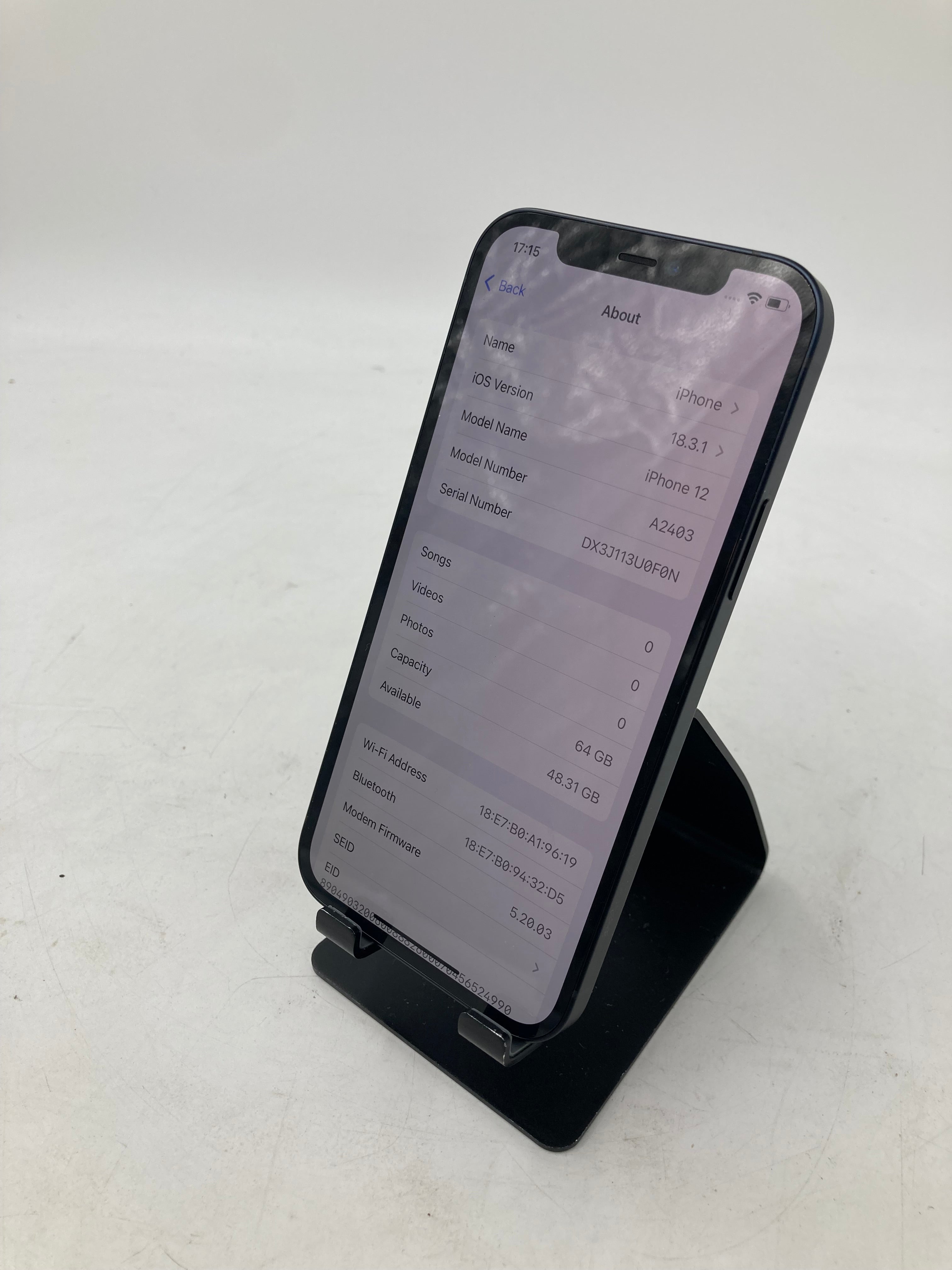 Apple iPhone 12 A2403 64GB Black - Unlocked #3